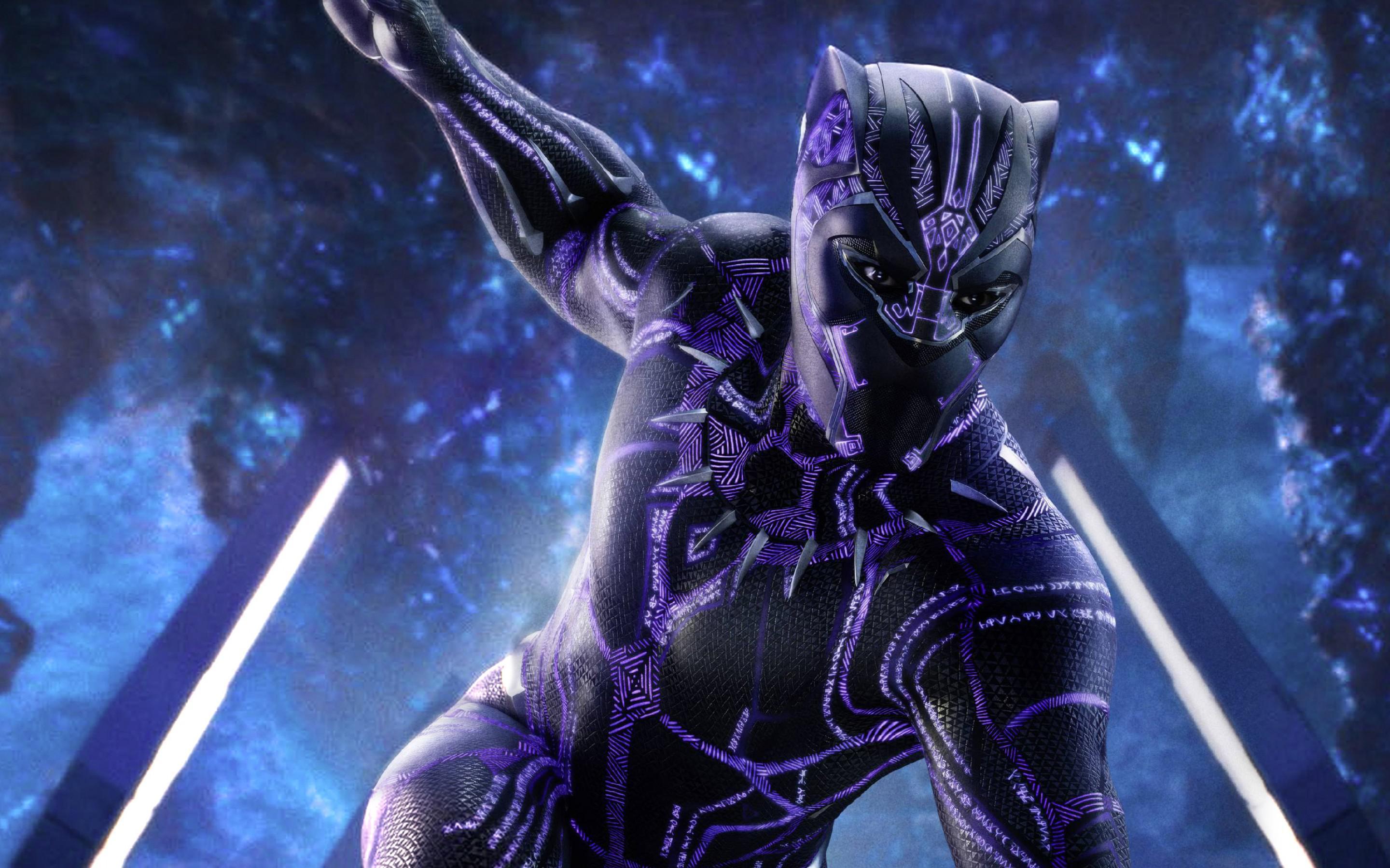 2880x1800 Black Panther Wallpaper