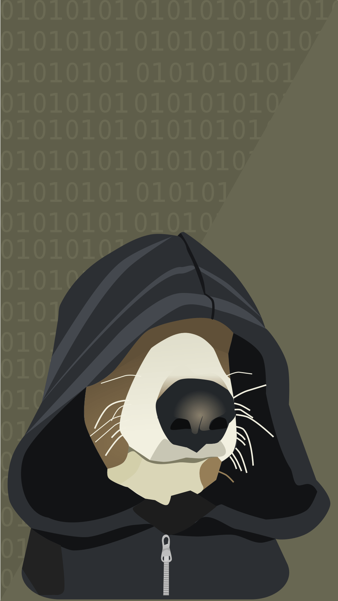 1080x1920 Mobile minimalist wallpaper Resistance Dog