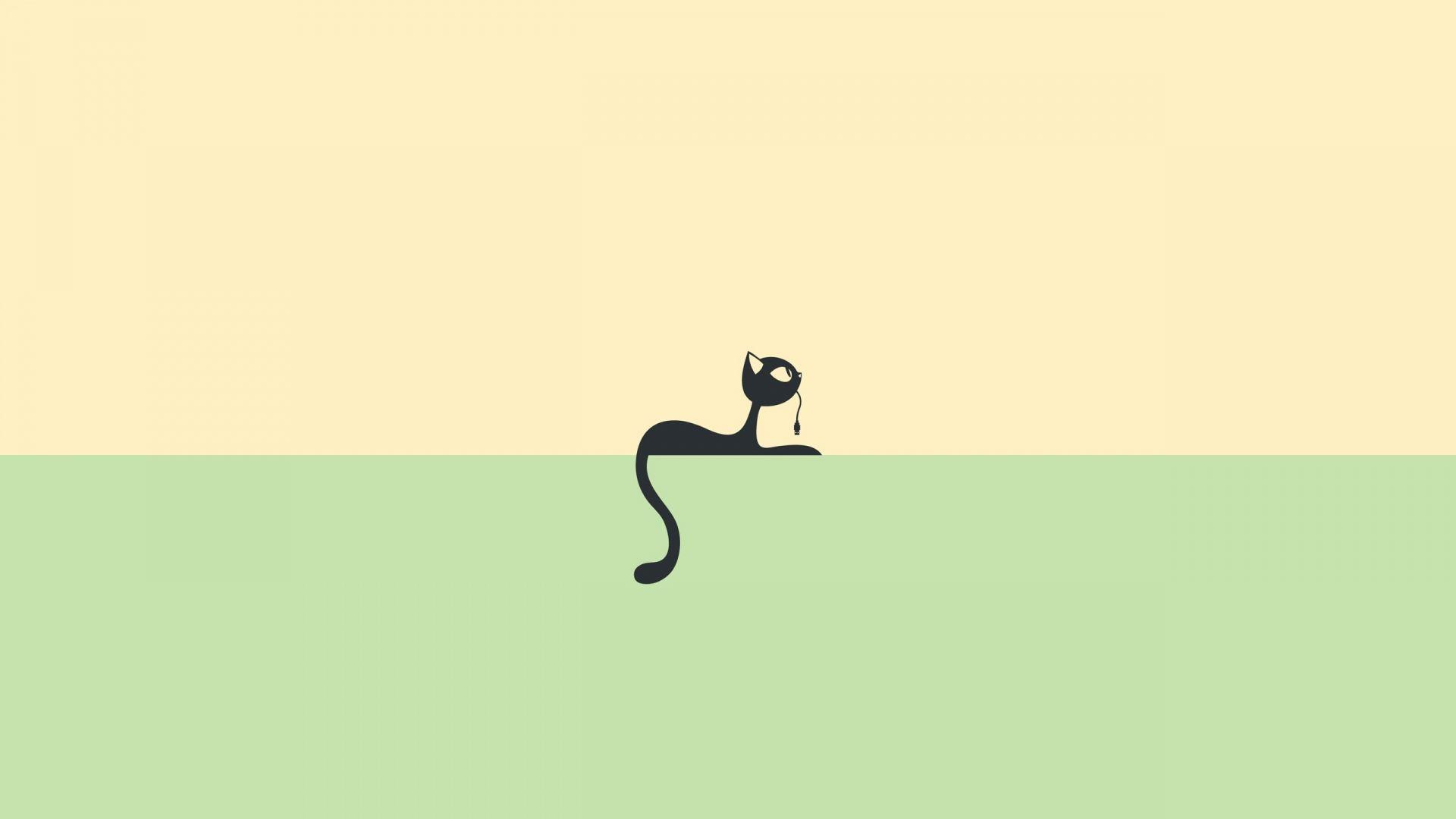 Minimalist Cat Computer Wallpapers - Top Free Minimalist Cat Computer ...