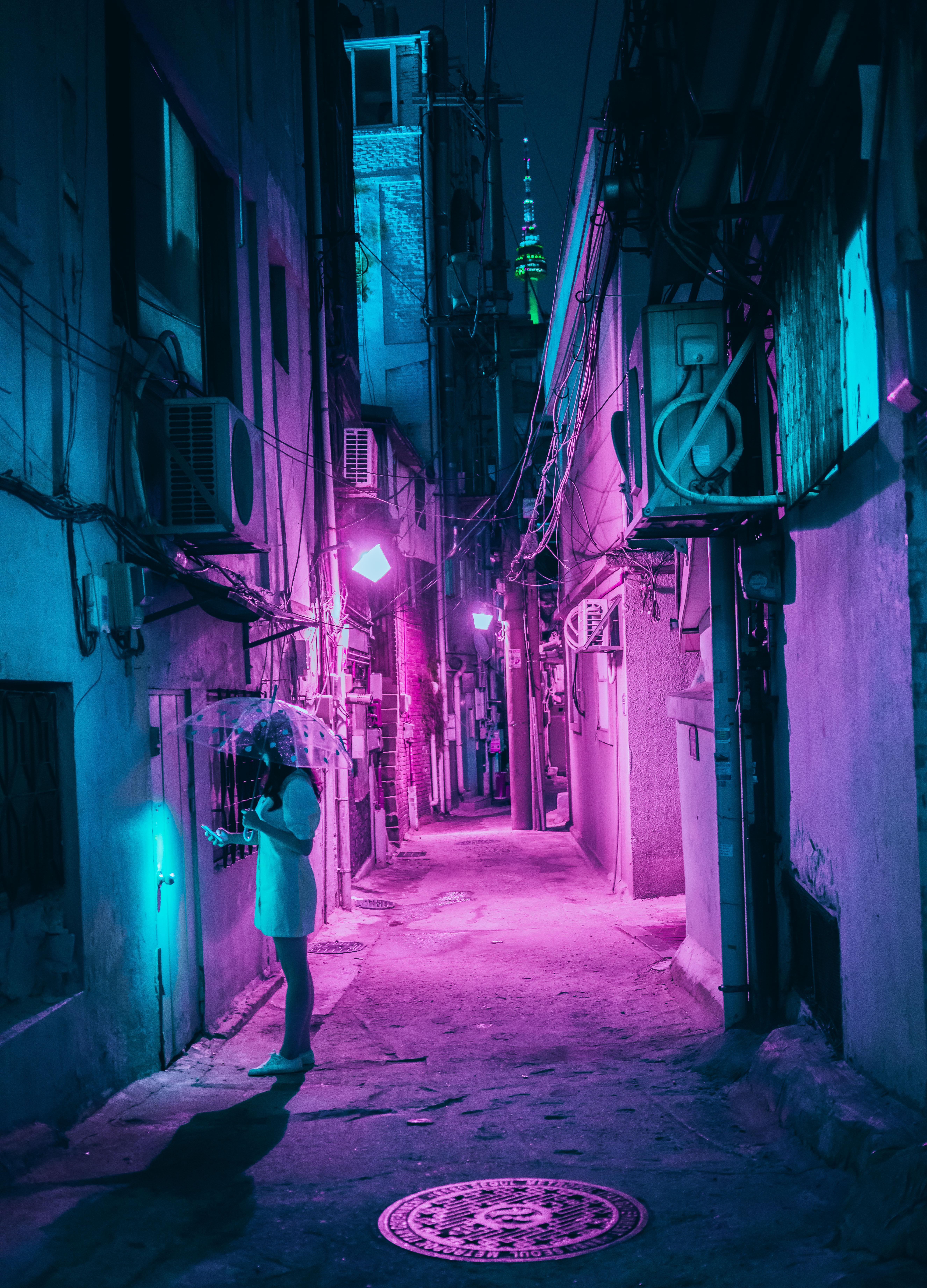 5304x7367 Cyberpunk Seoul