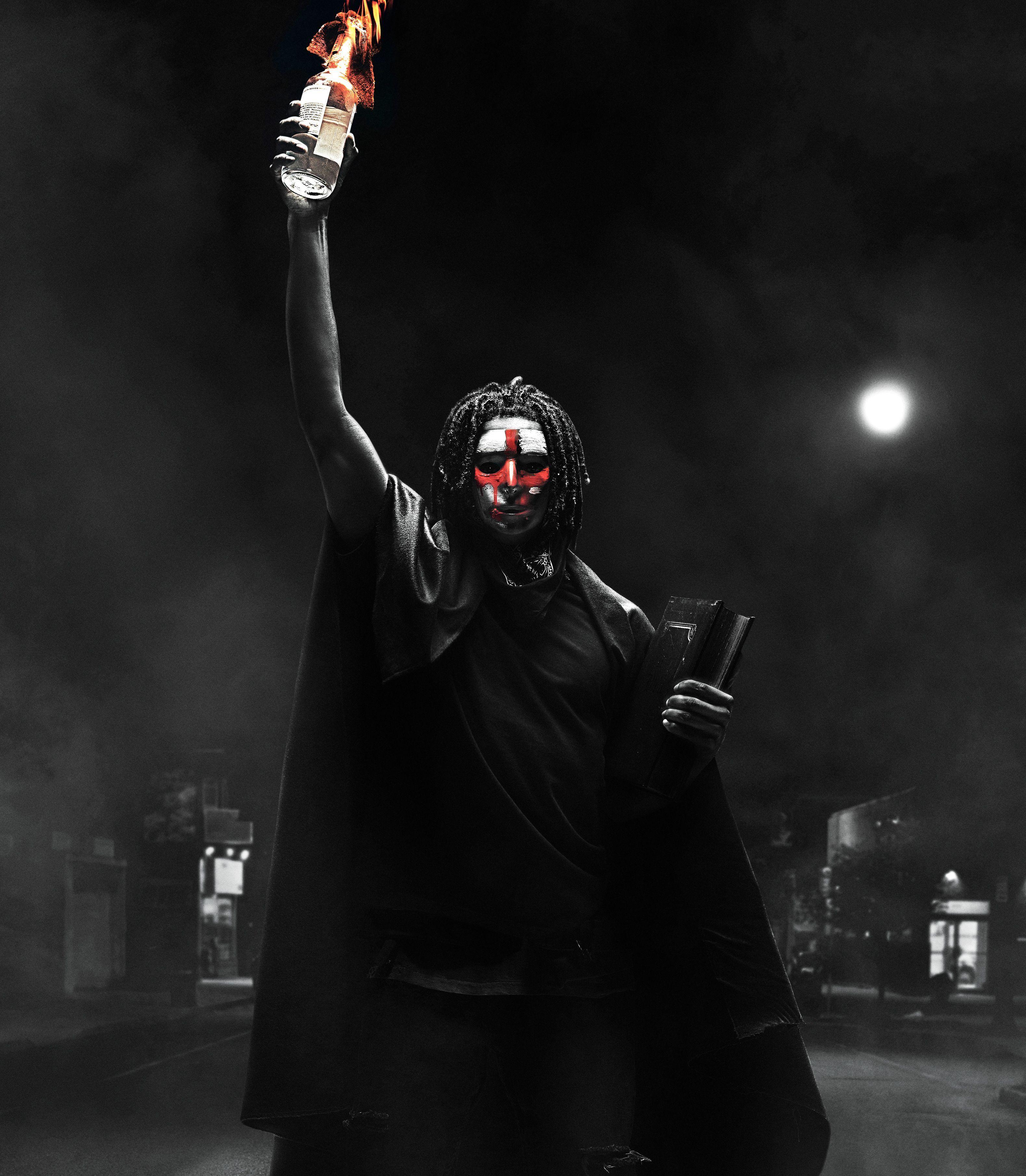 3158x3620 The First Purge Wallpaper