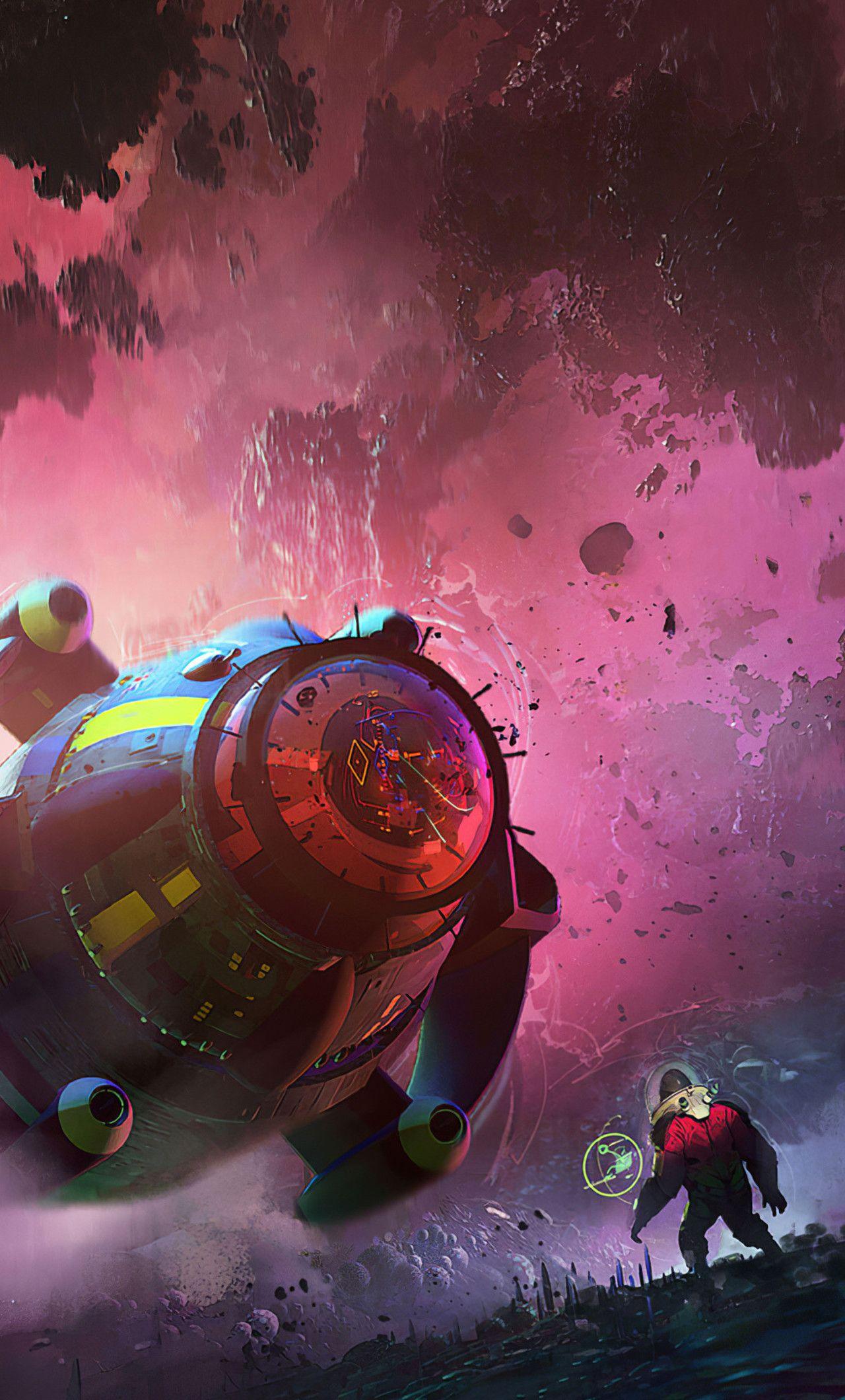 1280x2120 The Space Monkey 4k iPhone HD 4k Wallpaper, Image, Background, Photo and Picture