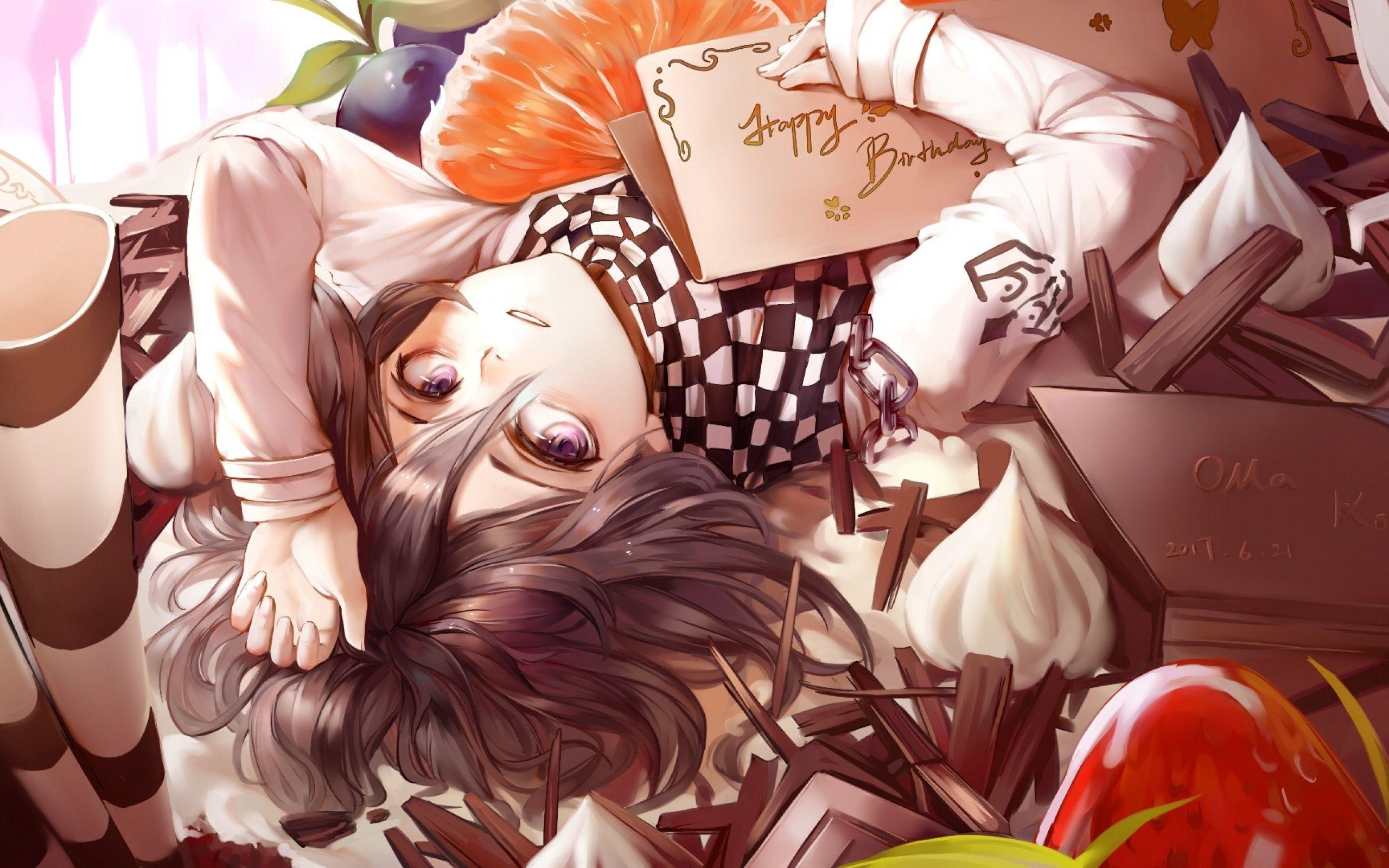 2560x1600 Download 2560x1600 Danganronpa V Oma Kokichi, Lying Down, Anime
