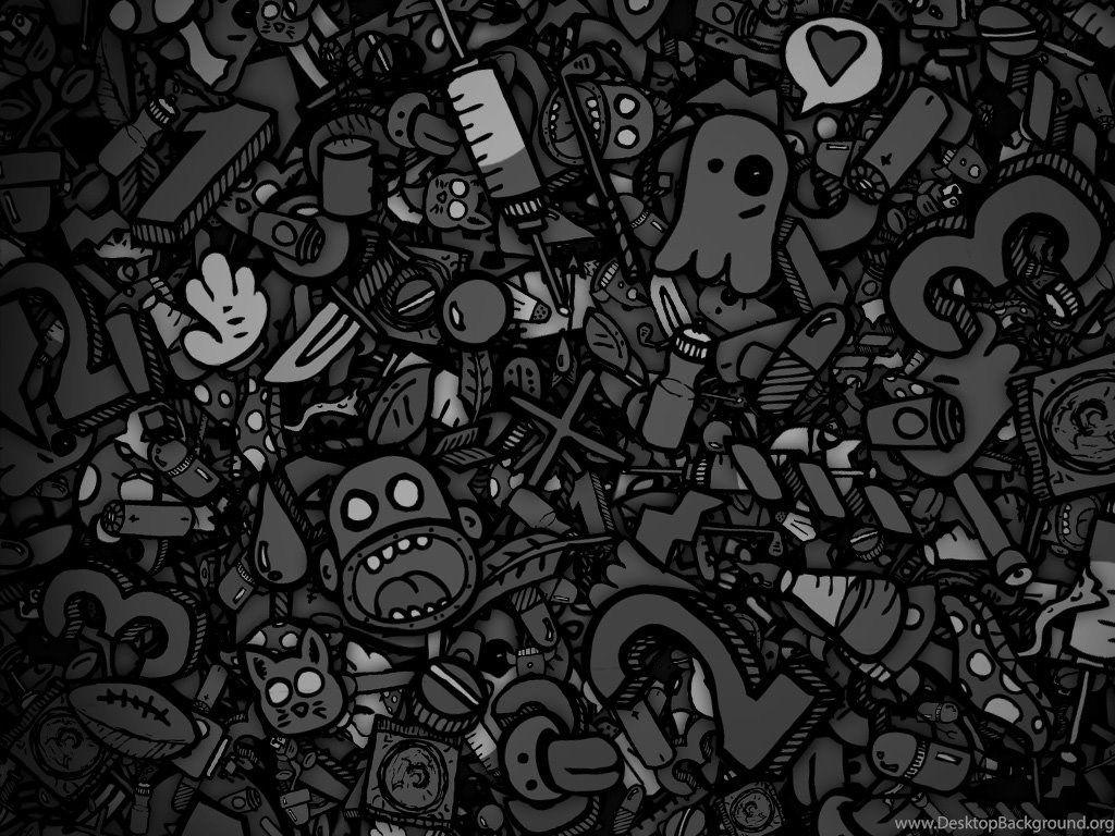 Black and White Cartoon Wallpapers - Top Free Black and White Cartoon  Backgrounds - WallpaperAccess
