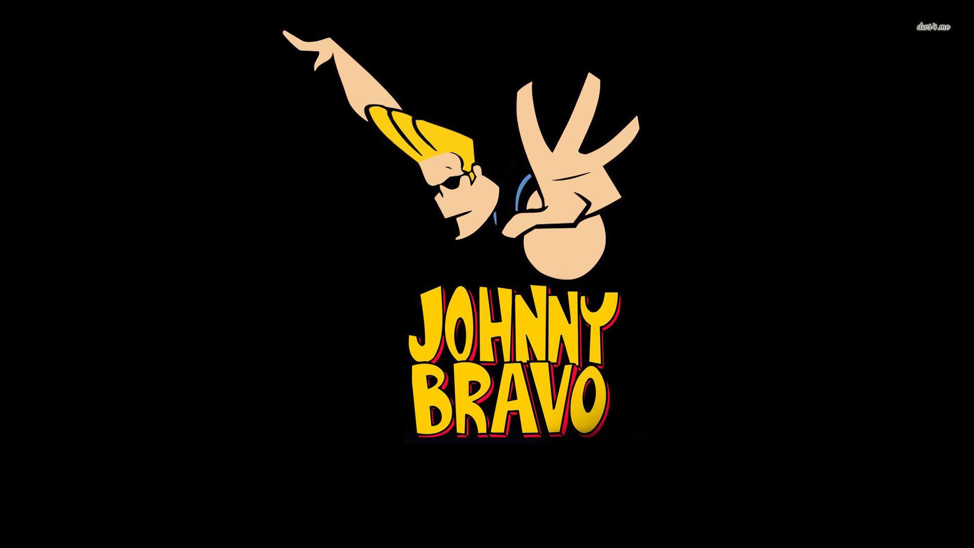 1920x1080 Johnny Bravo on the black background wallpaper and image