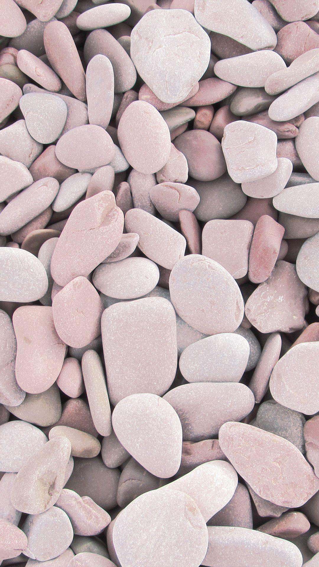 1080x1920 Pink, White & Grey Rock Stones. iPhone background, Cool wallpaper