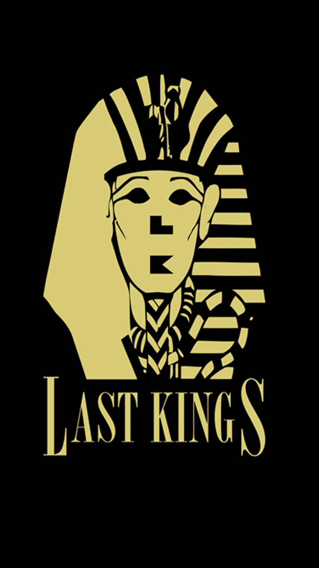 Hình nền vàng 1080x1920 Last Kings Logo