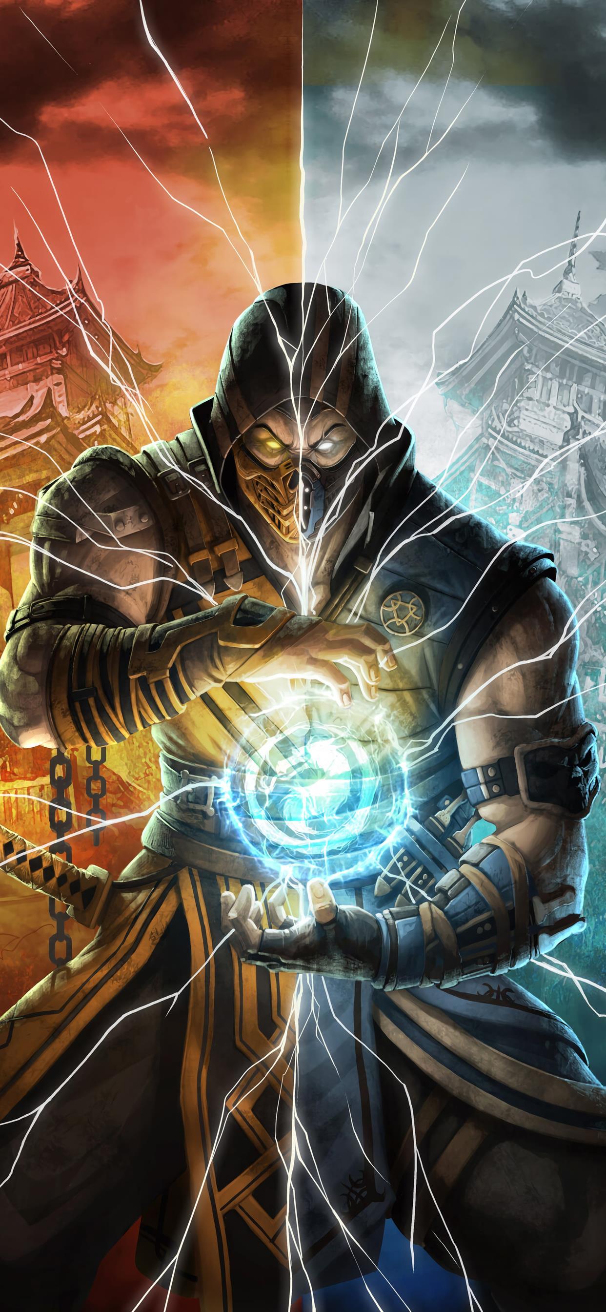 Scorpion Mortal Kombat 1 4K Wallpaper iPhone HD Phone #6511k