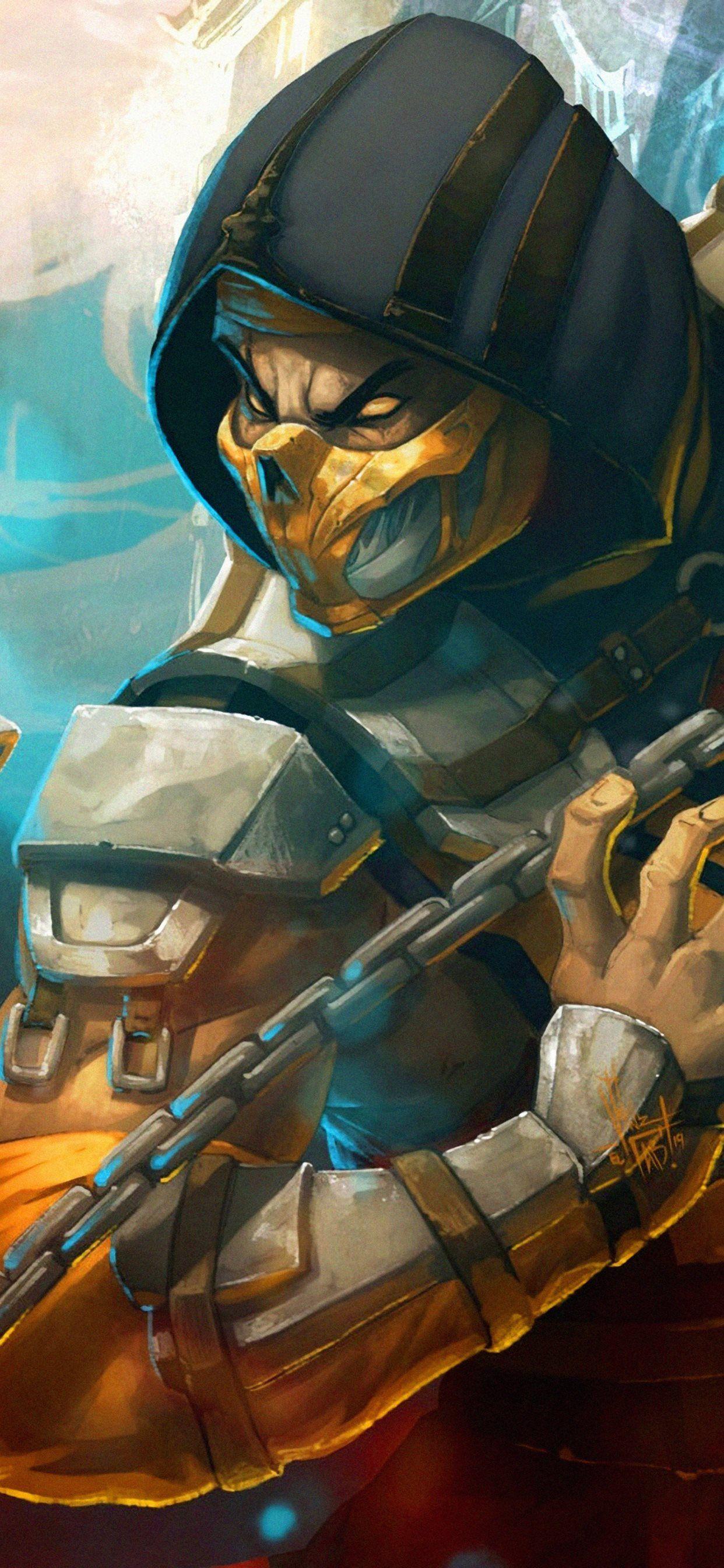 1242x2688 4k mortal kombat iPhone Wallpaper Free Download