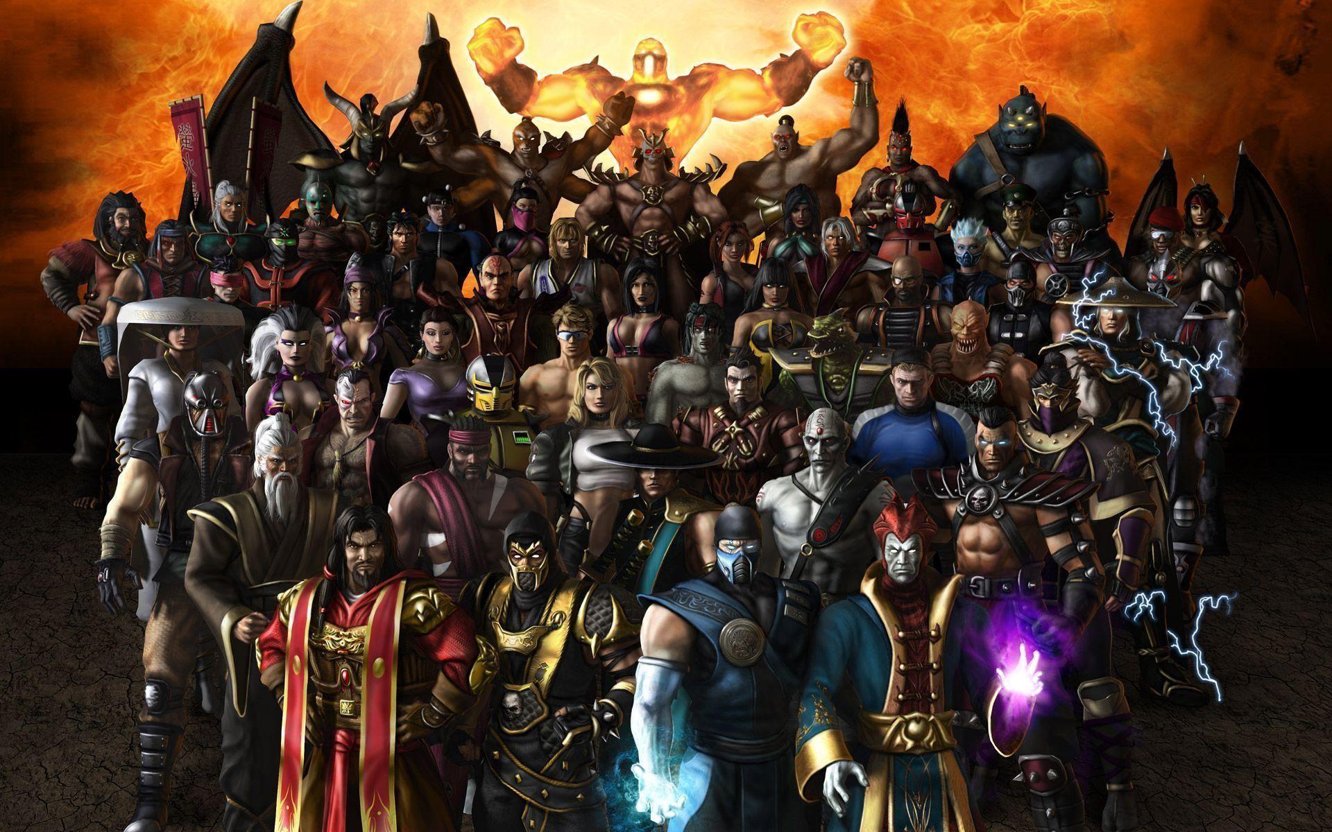 1920x1200 Mortal Kombat Characters Wallpaper