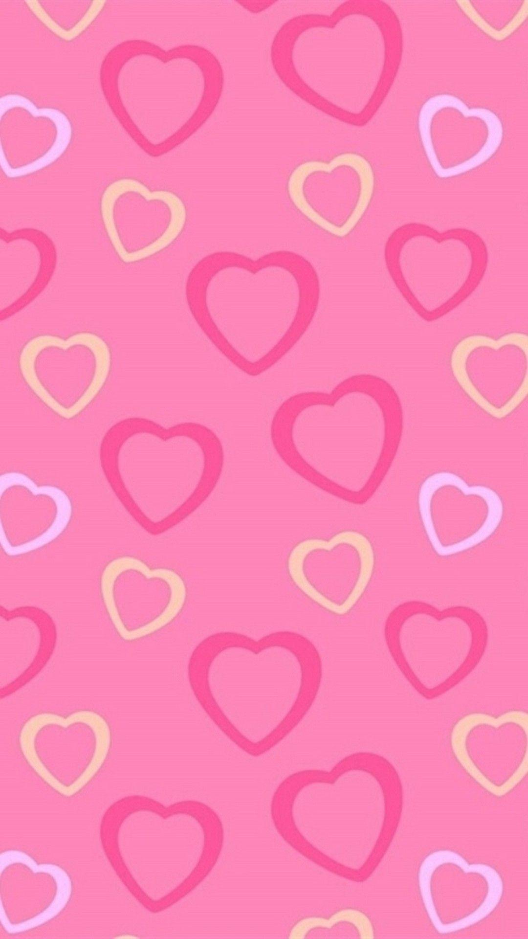 1080x1920 Màu hồng tình yêu Dễ thương Nữ tính Hình nền iPhone