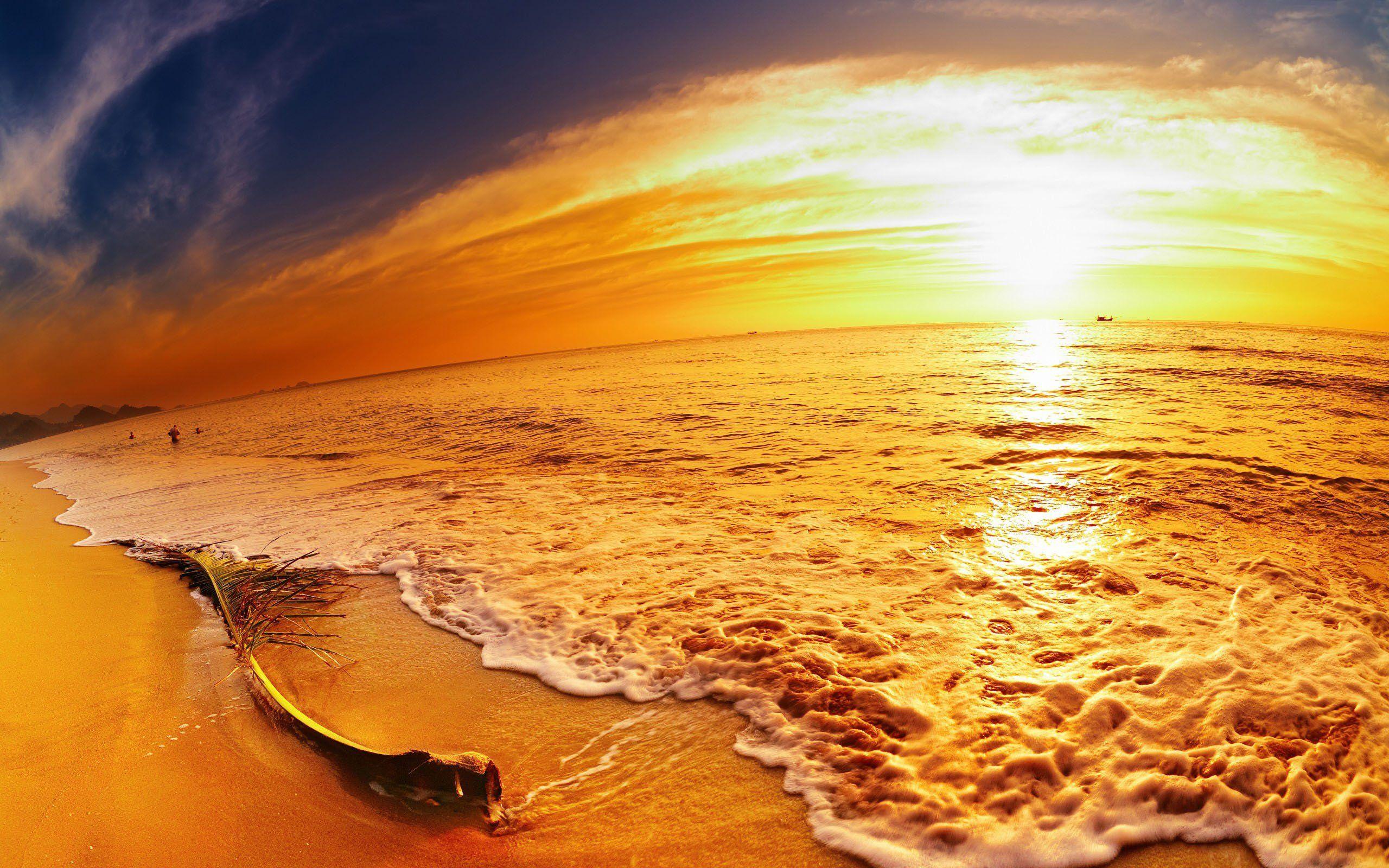 2560x1600 Thailand Beach Sunset HD
