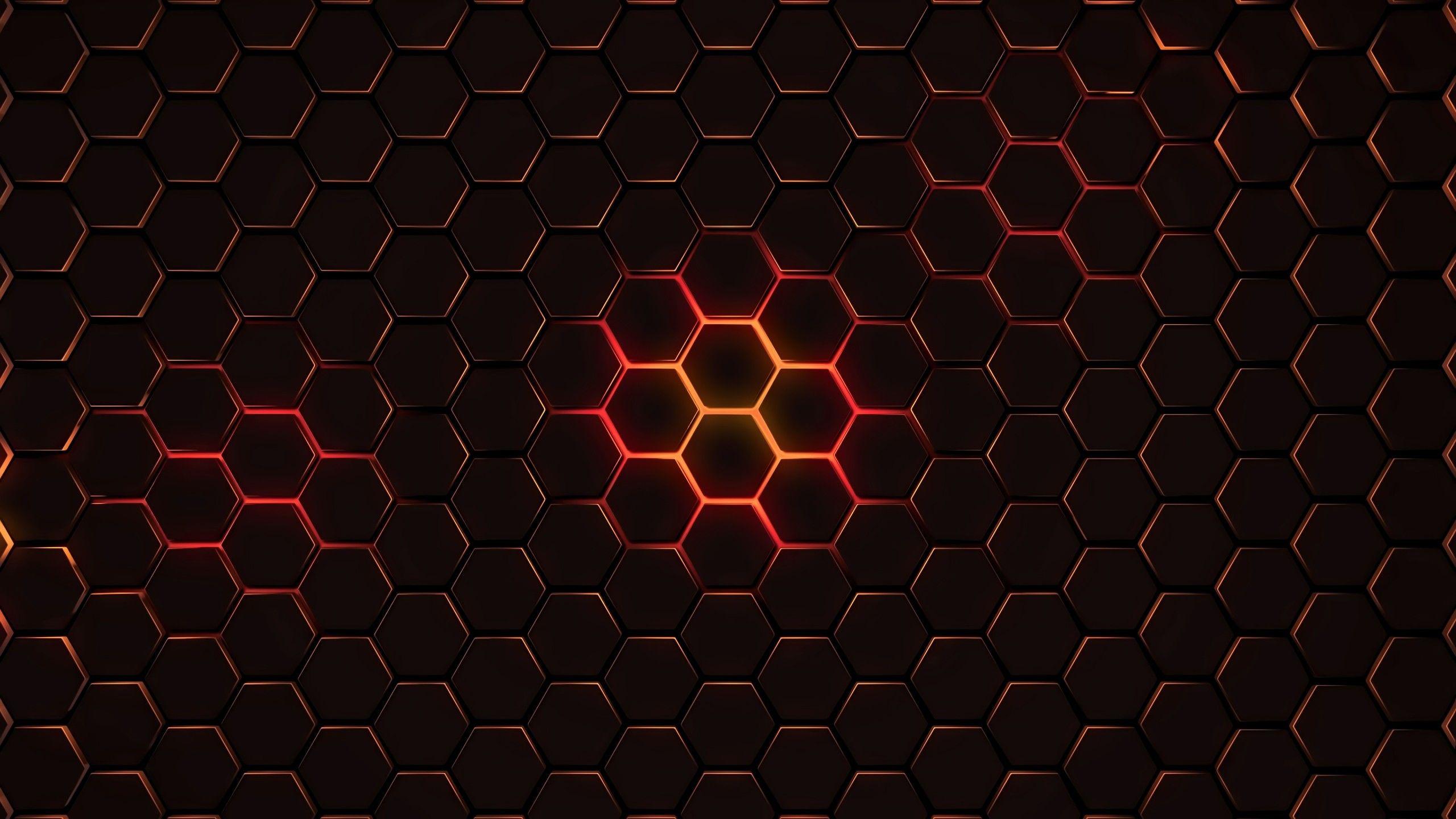 Hexagon Surface  Phone wallpaper design Black and blue wallpaper  Technology wallpaper
