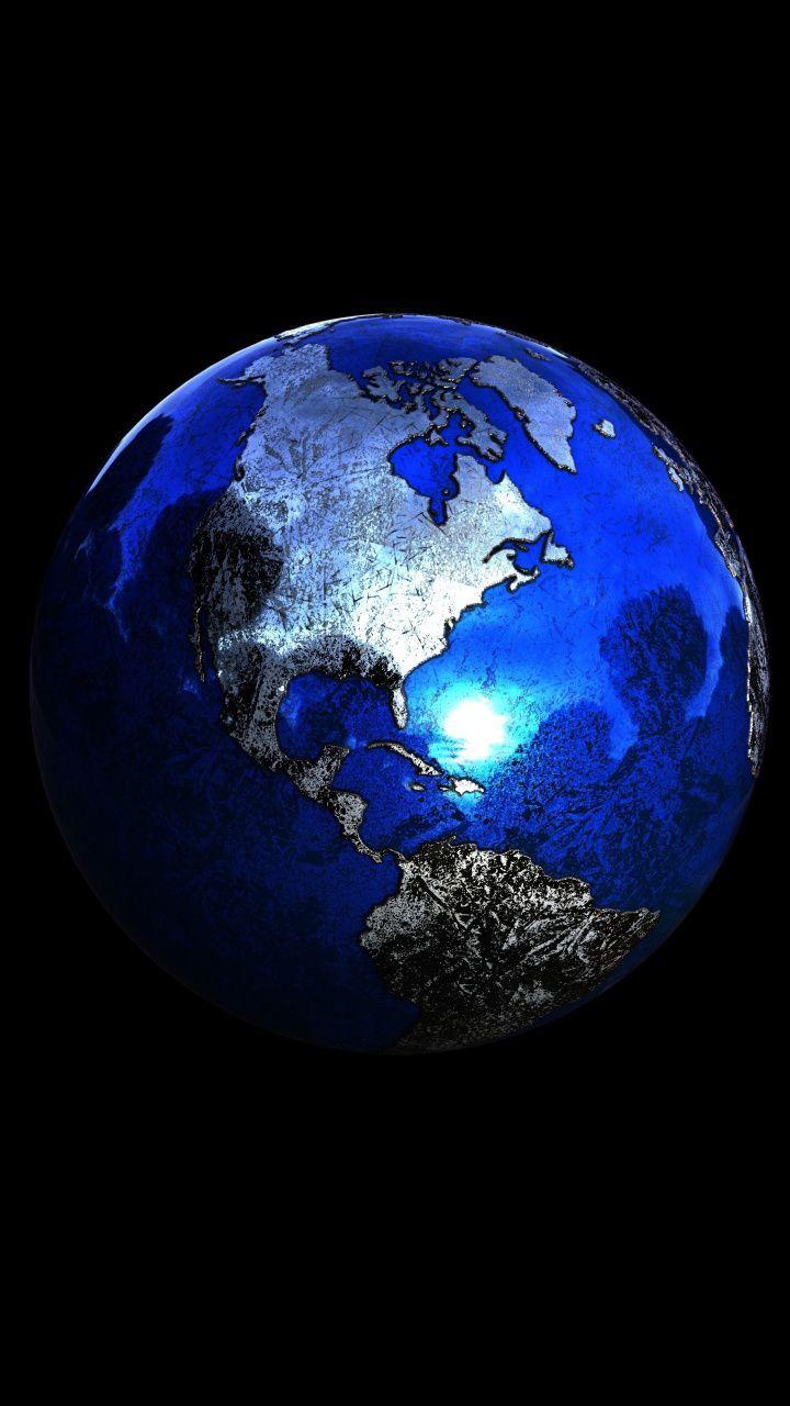 720x1280 Planet earth, sphere, 3D figure, abstract, 720x1280 wallpaper