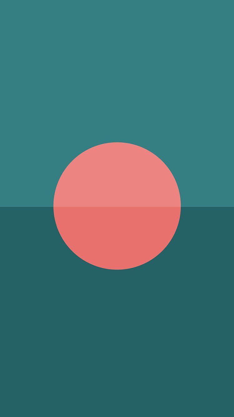 750x1334 iPhone 8 wallpaper. minimal tycho art green