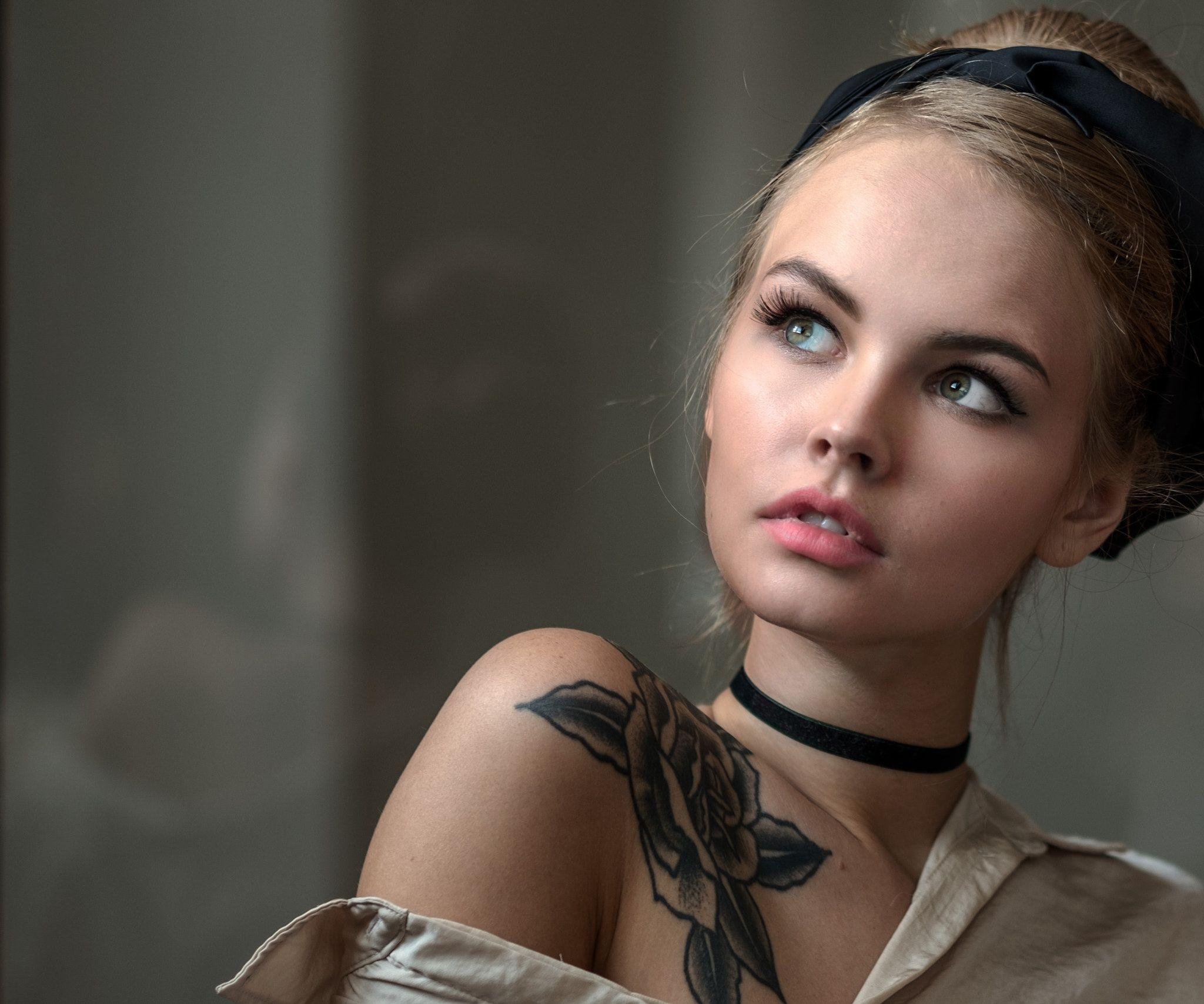 2048x1707 Women Anastasiya Scheglova Models Russia Girl Model Tattoo Woman