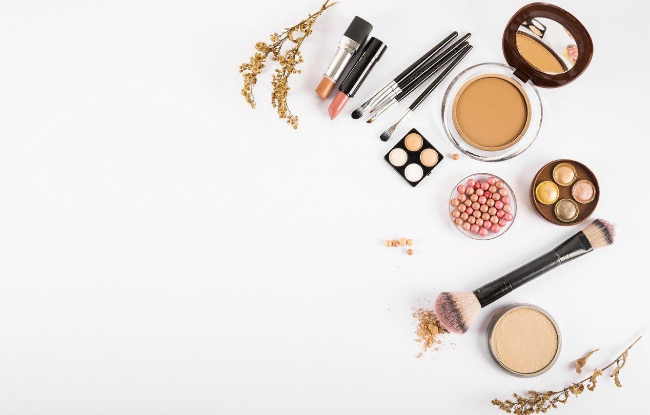 1332x850 Free download Wallpaper makeup shadows cosmetics blush brush