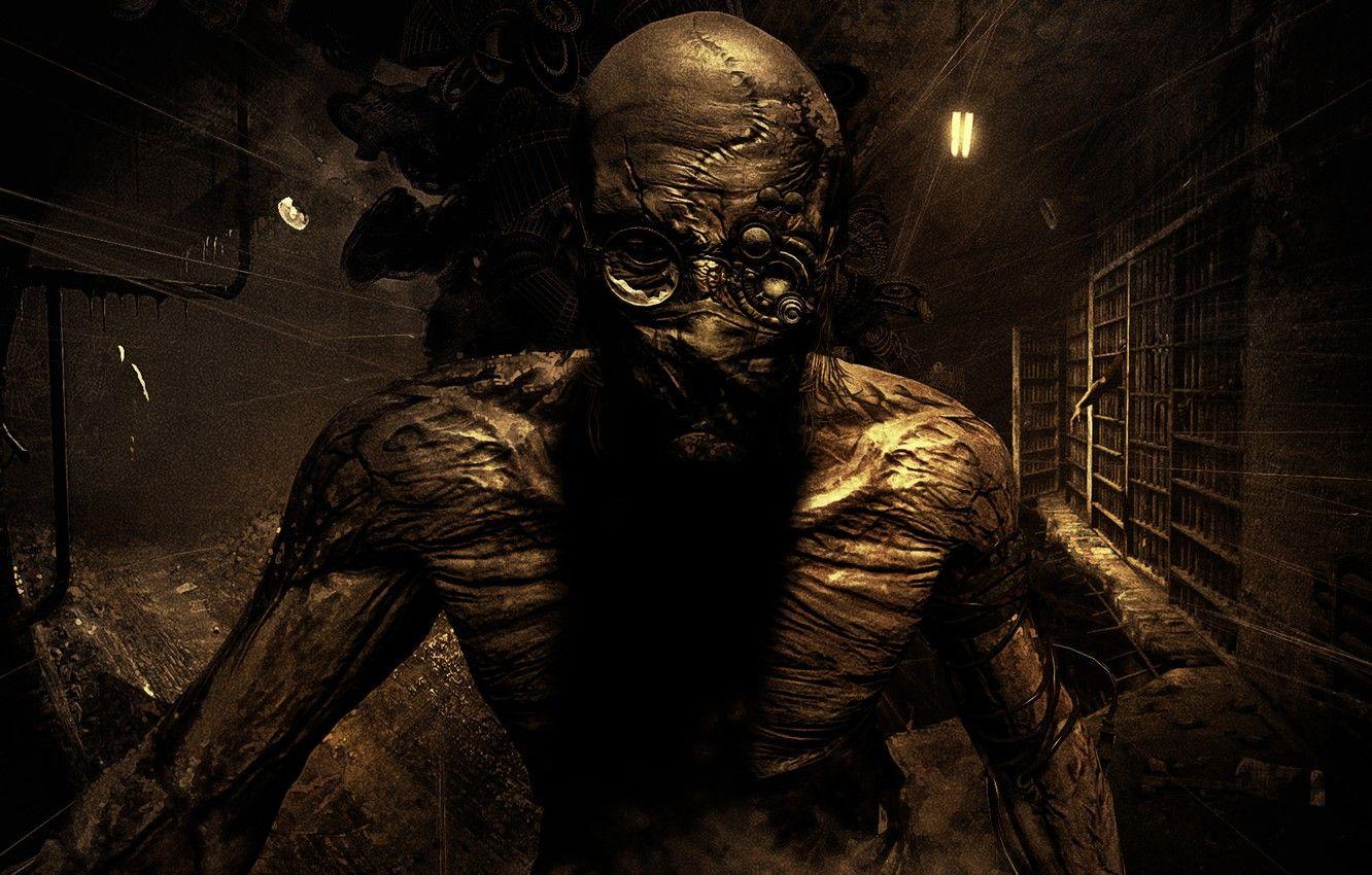 1332x850 Wallpaper Monster, Video Game, Outlast, Psychiatric Hospital