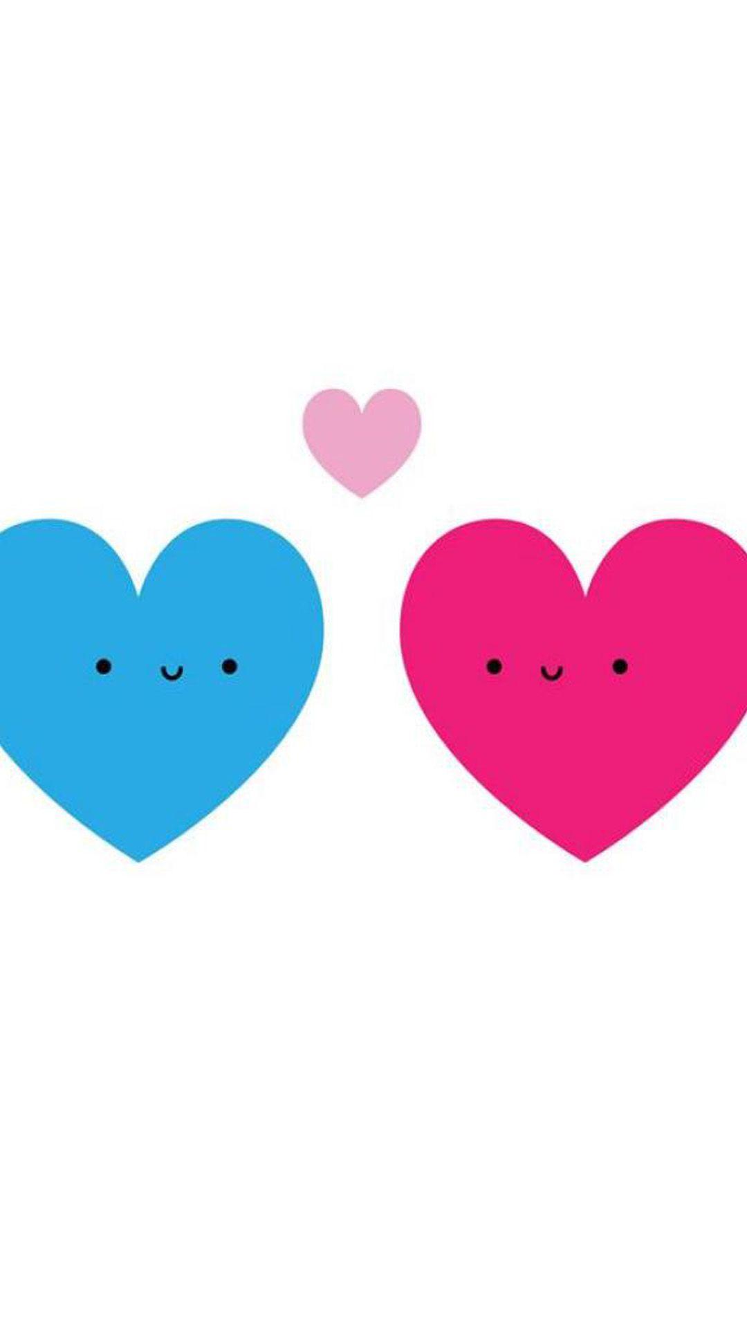 Hình nền Android 1080x1920 Love Hearts Emoji - Hình nền HD Android