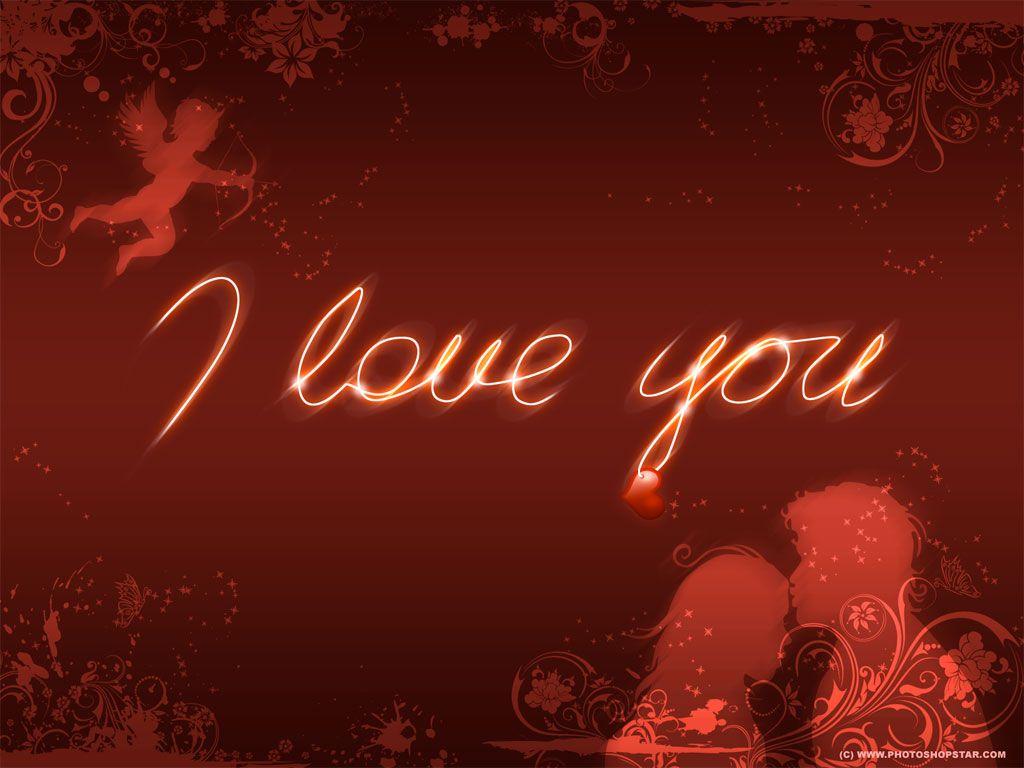 1024x768 Free download 1024x768 I love you desktop PC and Mac wallpaper
