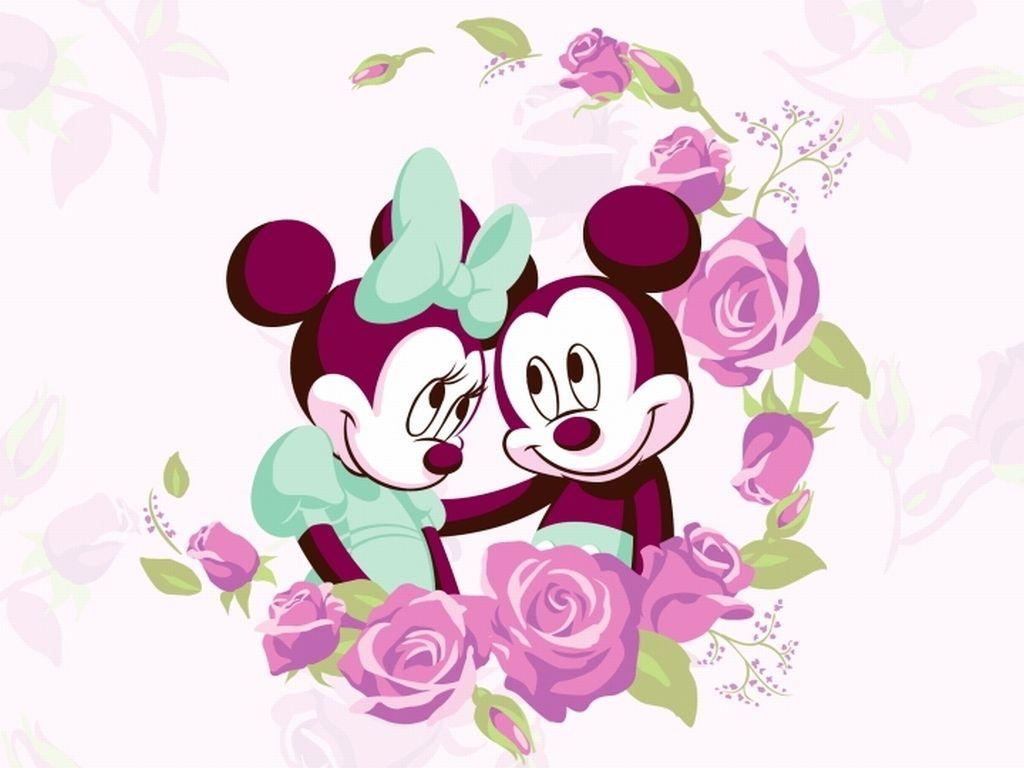 Hình nền Minnie và Mickey 1024x768