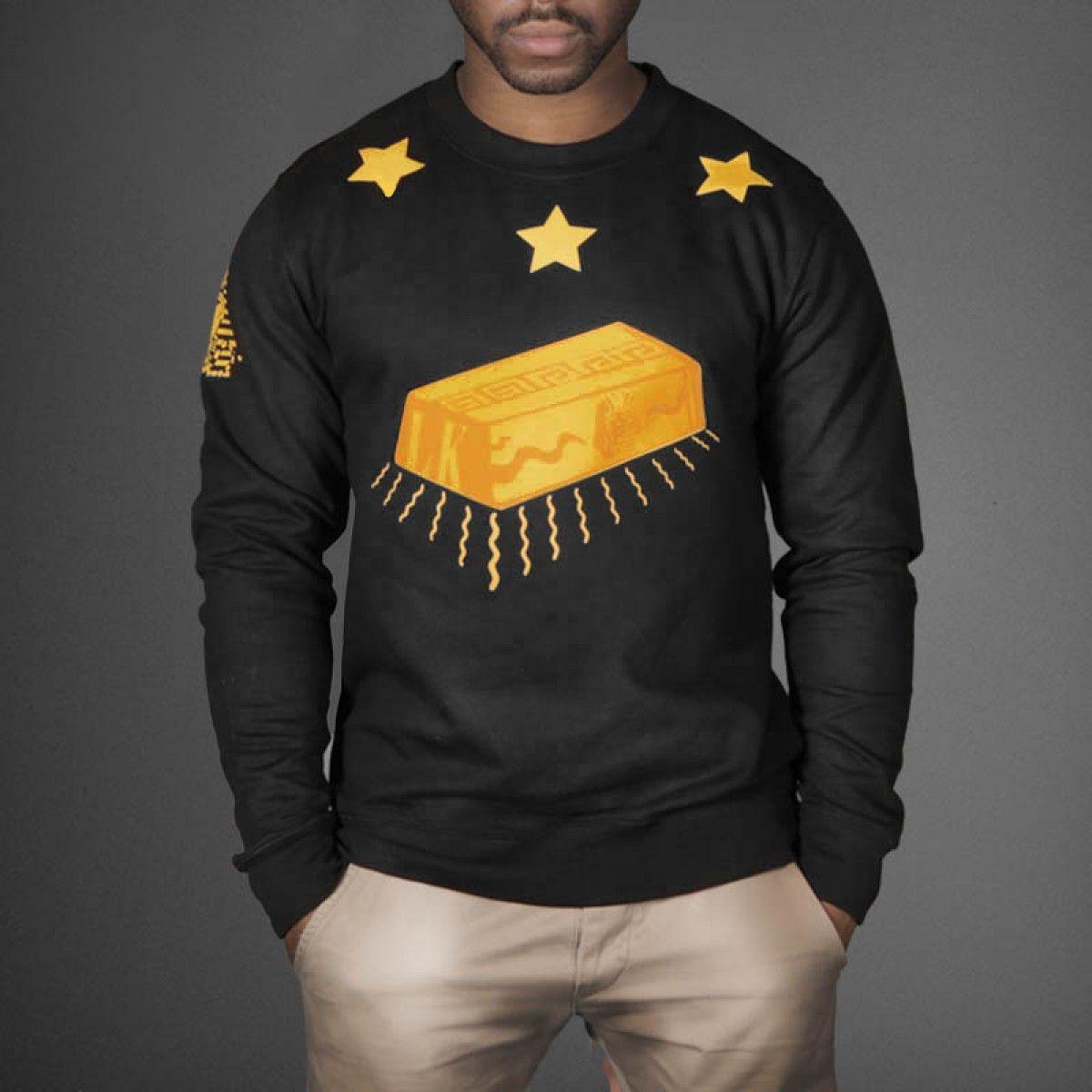 1200x1200 TYGA LAST KINGS GOLD BAR SWEATSHIRT. MENSWEAR