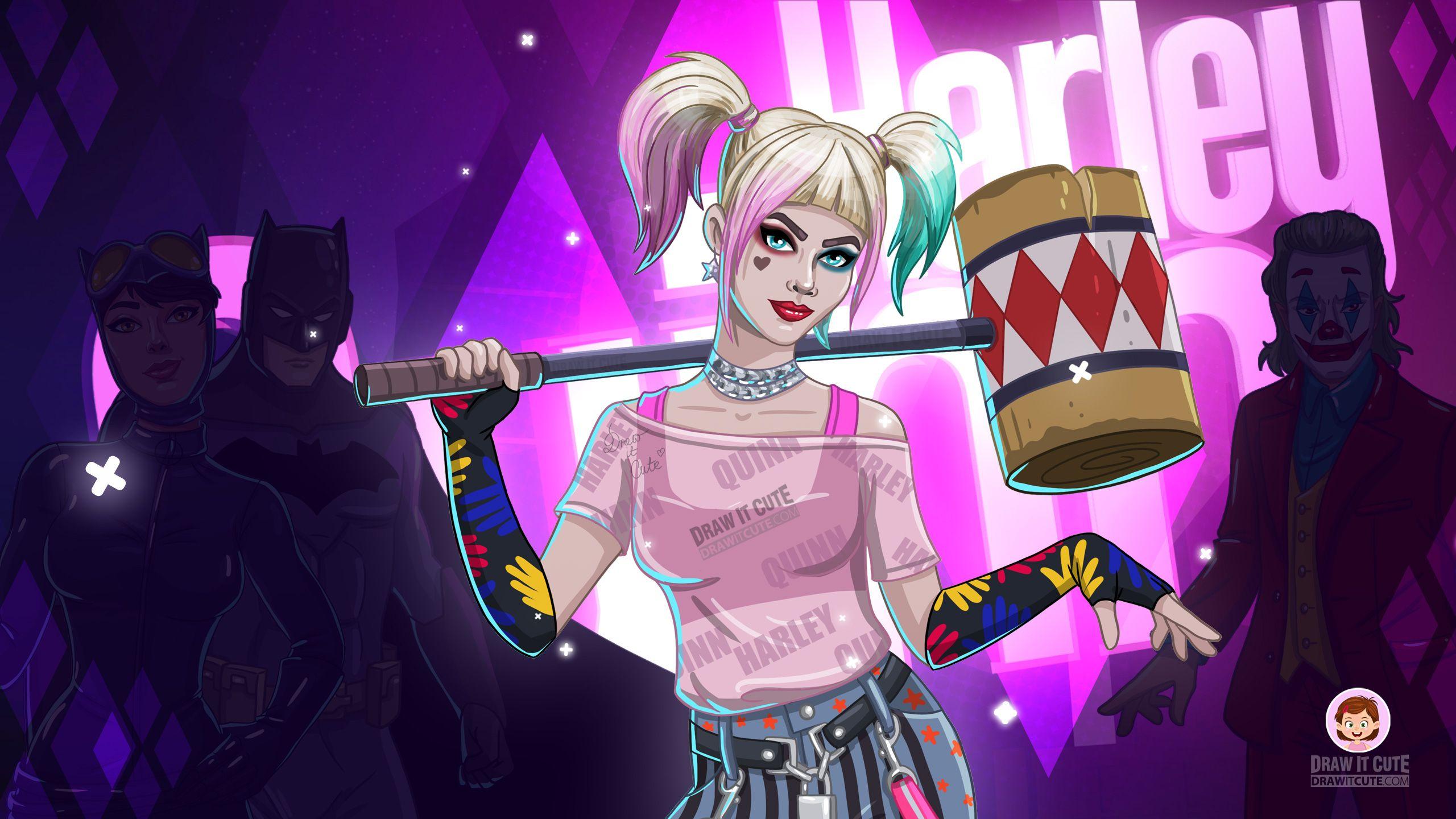 2560x1440 Harley Quinn. Fortnite Chapter 2 it cute
