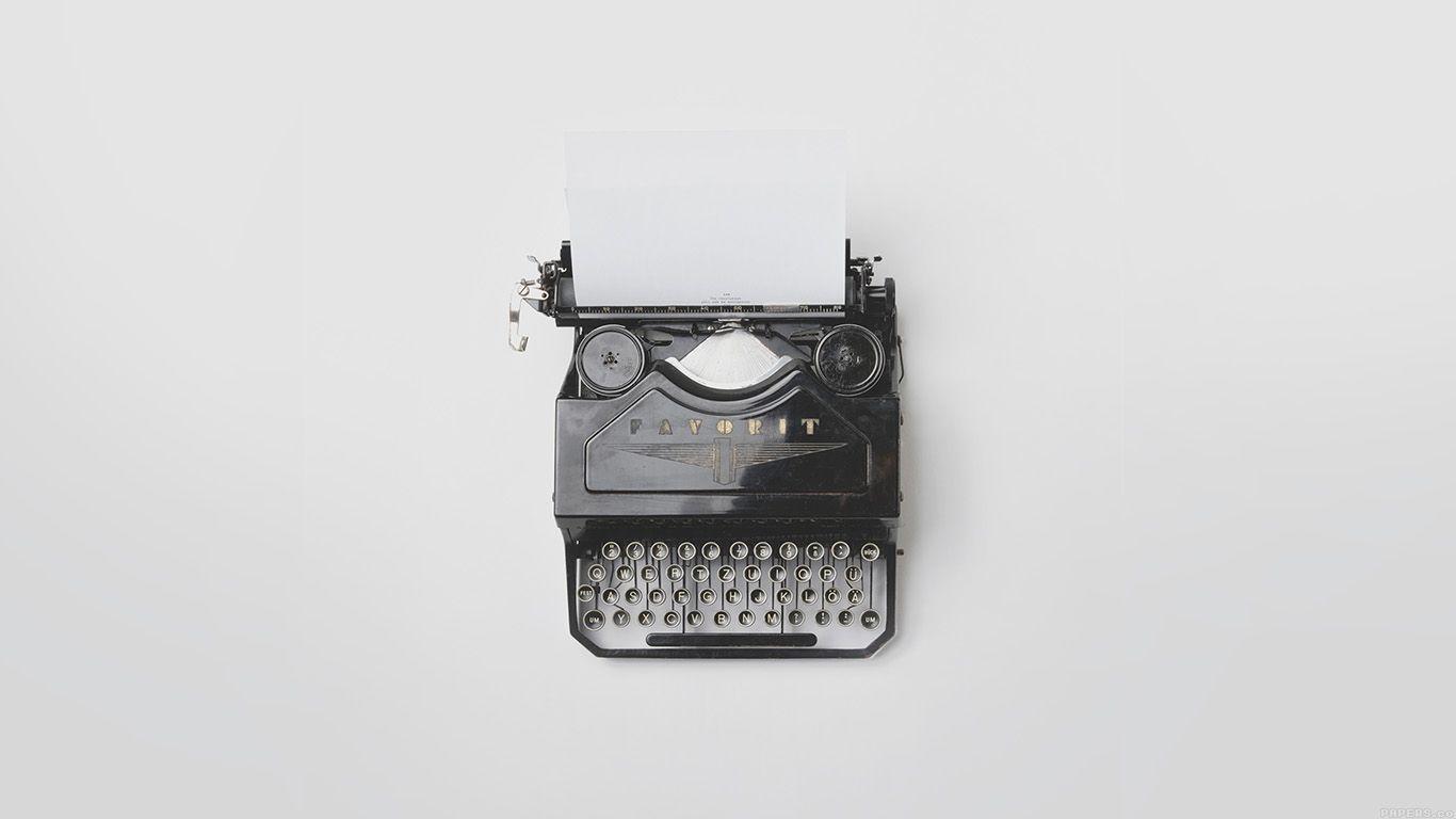 1366x768 Florian Klauer Type Writer Minimal. Typewriter