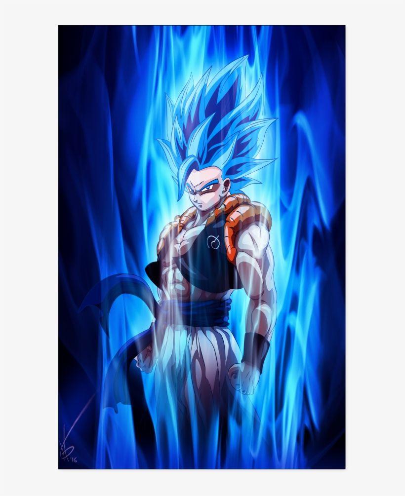 820x1005 Gogeta Blue Poster Saiyan Blue Gogeta Wallpaper HD PNG