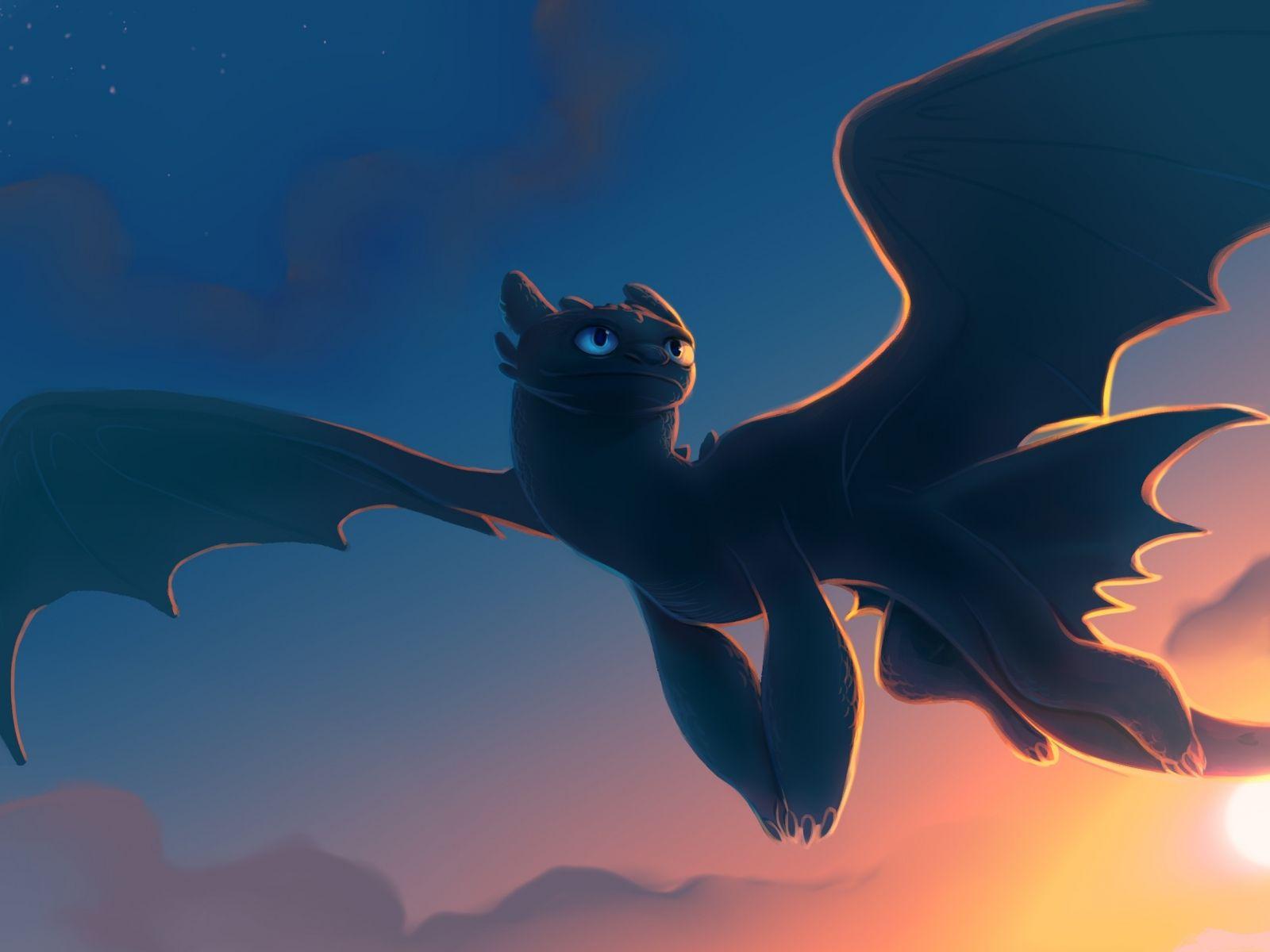 1600x1200 Download 1600x1200 wallpaper toothless, movie, how to train your