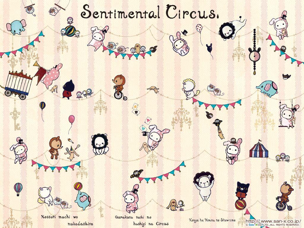 1024x768 Sentimental Circus Wallpaper. Vintage