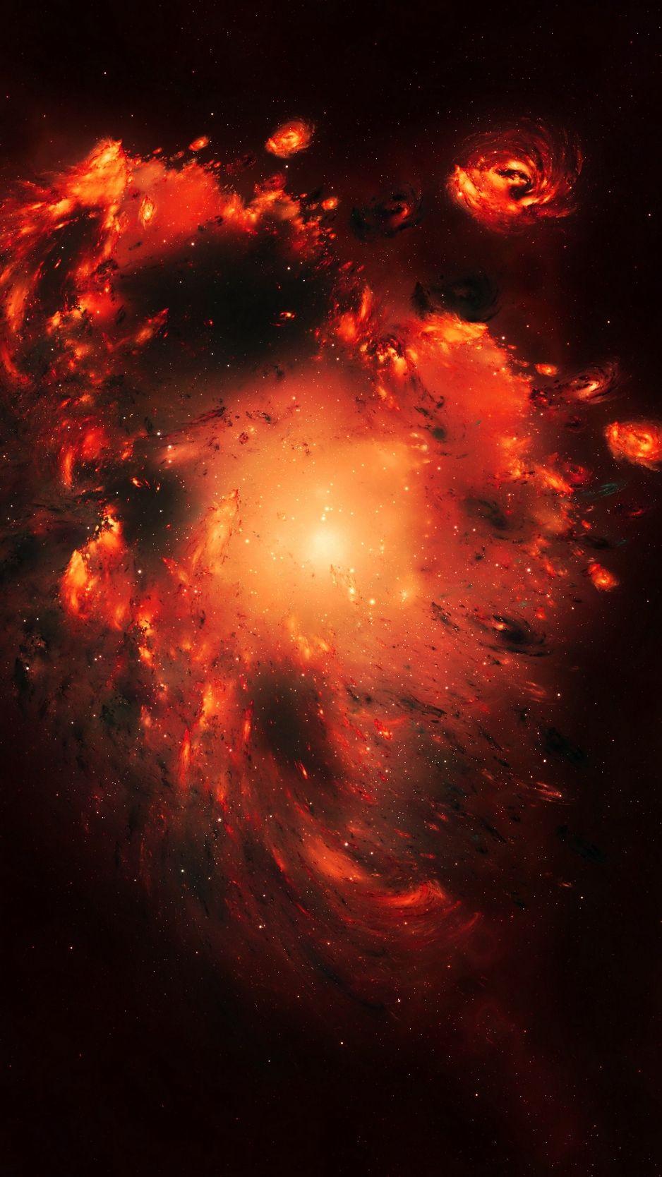 Orange Space Wallpapers Top Free Orange Space Backgrounds