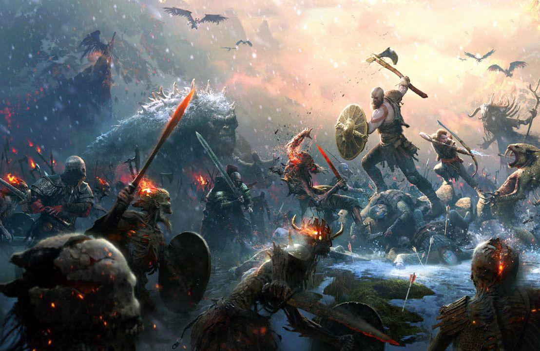 1108x721 New God Of War Wallpaper Hyper Mega Ultra HD By SONICX2011 On