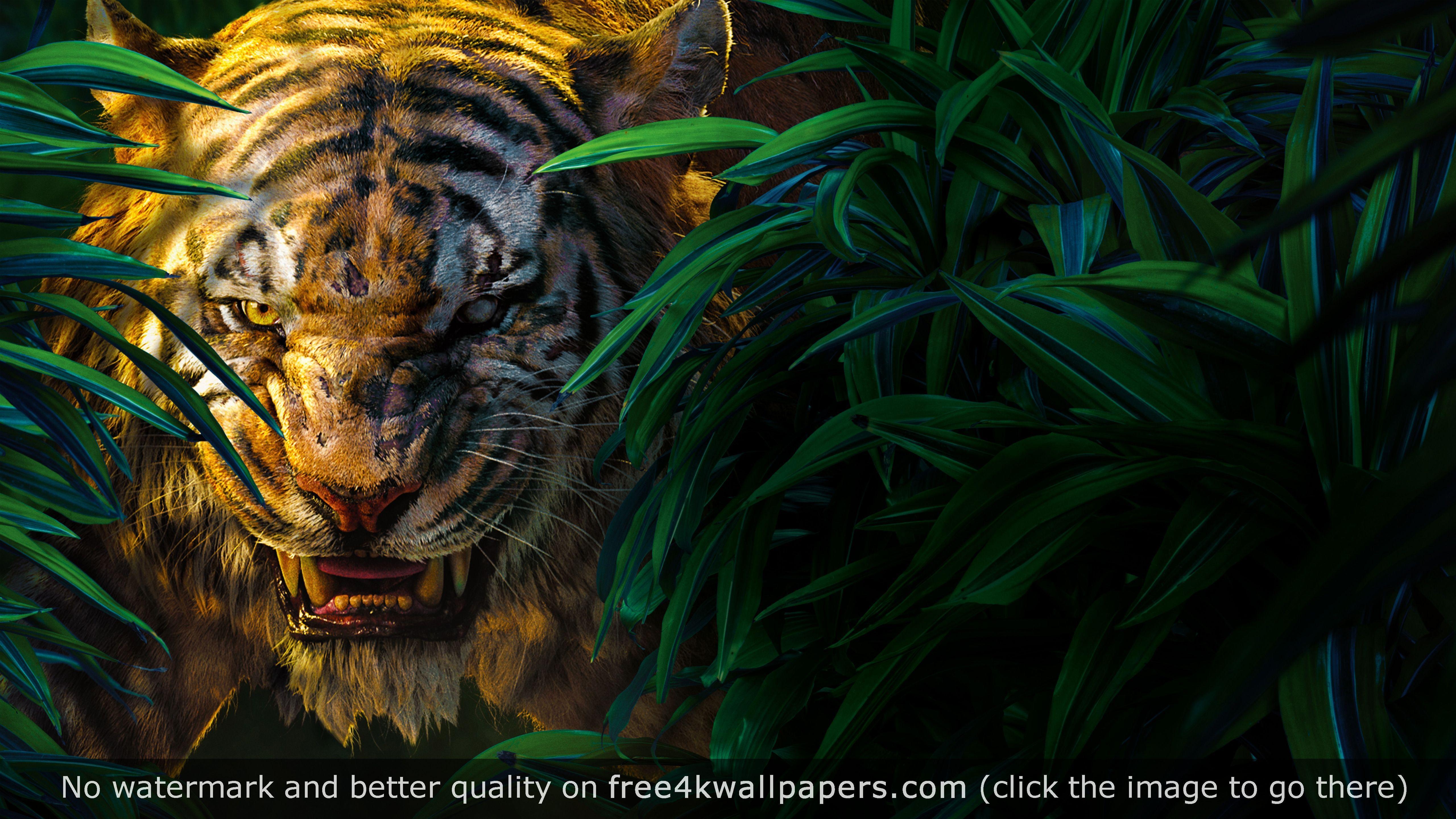 5120x2880 Jungle Book Shere Khan 5K 4K wallpaper. Animal wallpaper, Jungle book, Jungle book 2016
