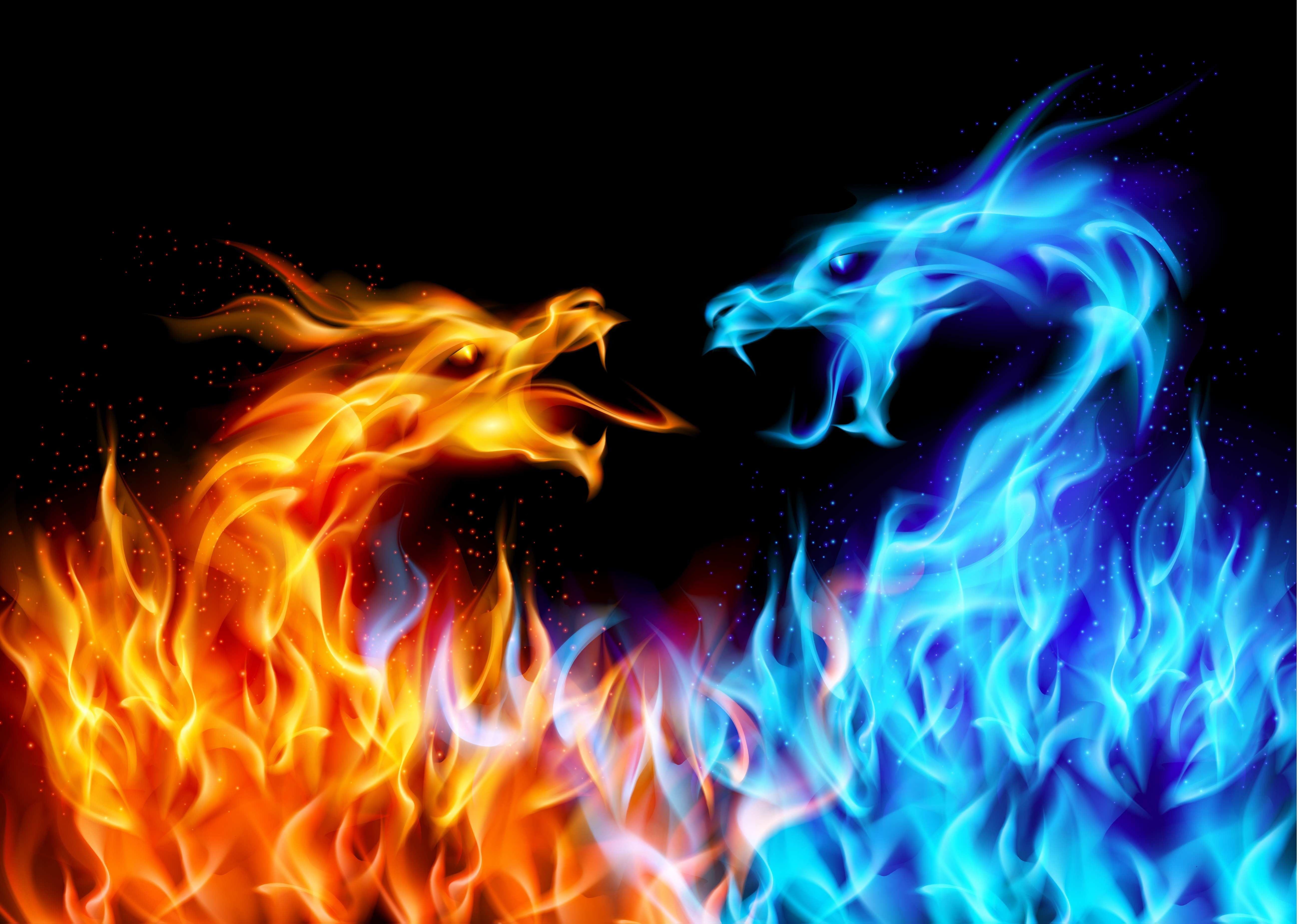 Blue Fire Dragon Wallpapers Top Free Blue Fire Dragon Backgrounds Wallpaperaccess