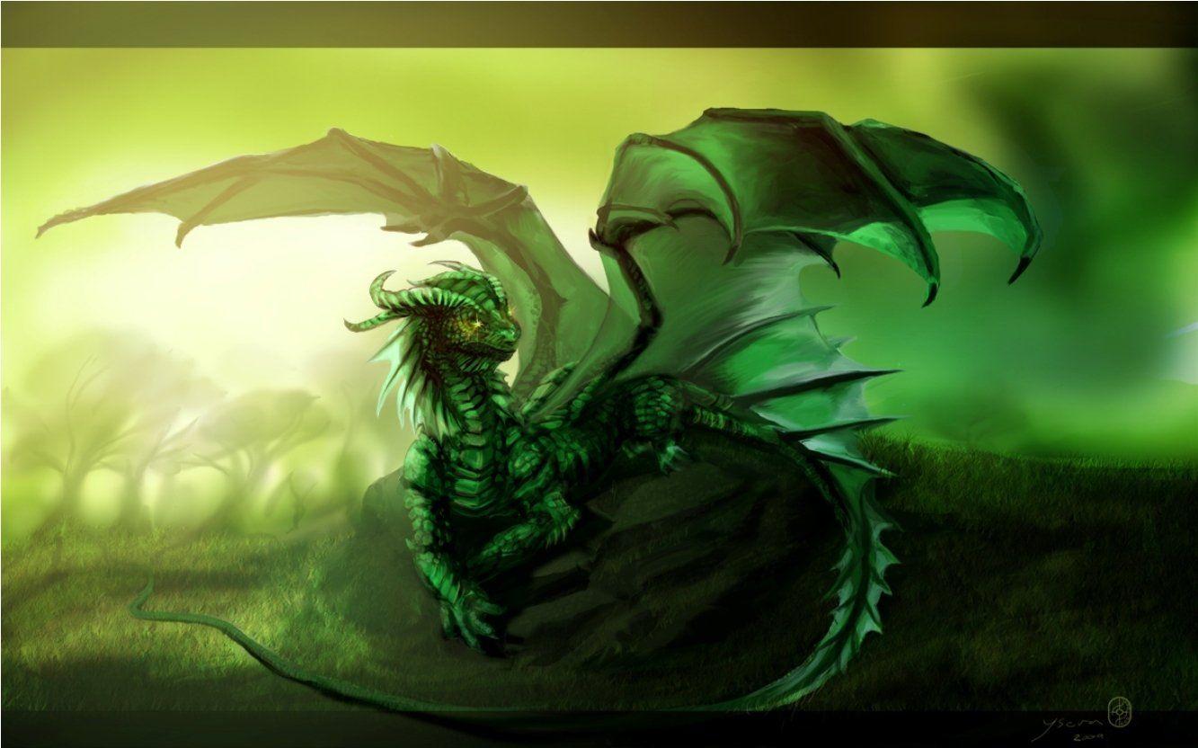 1333x832 Green Dragon HD Wallpaper and Background Image
