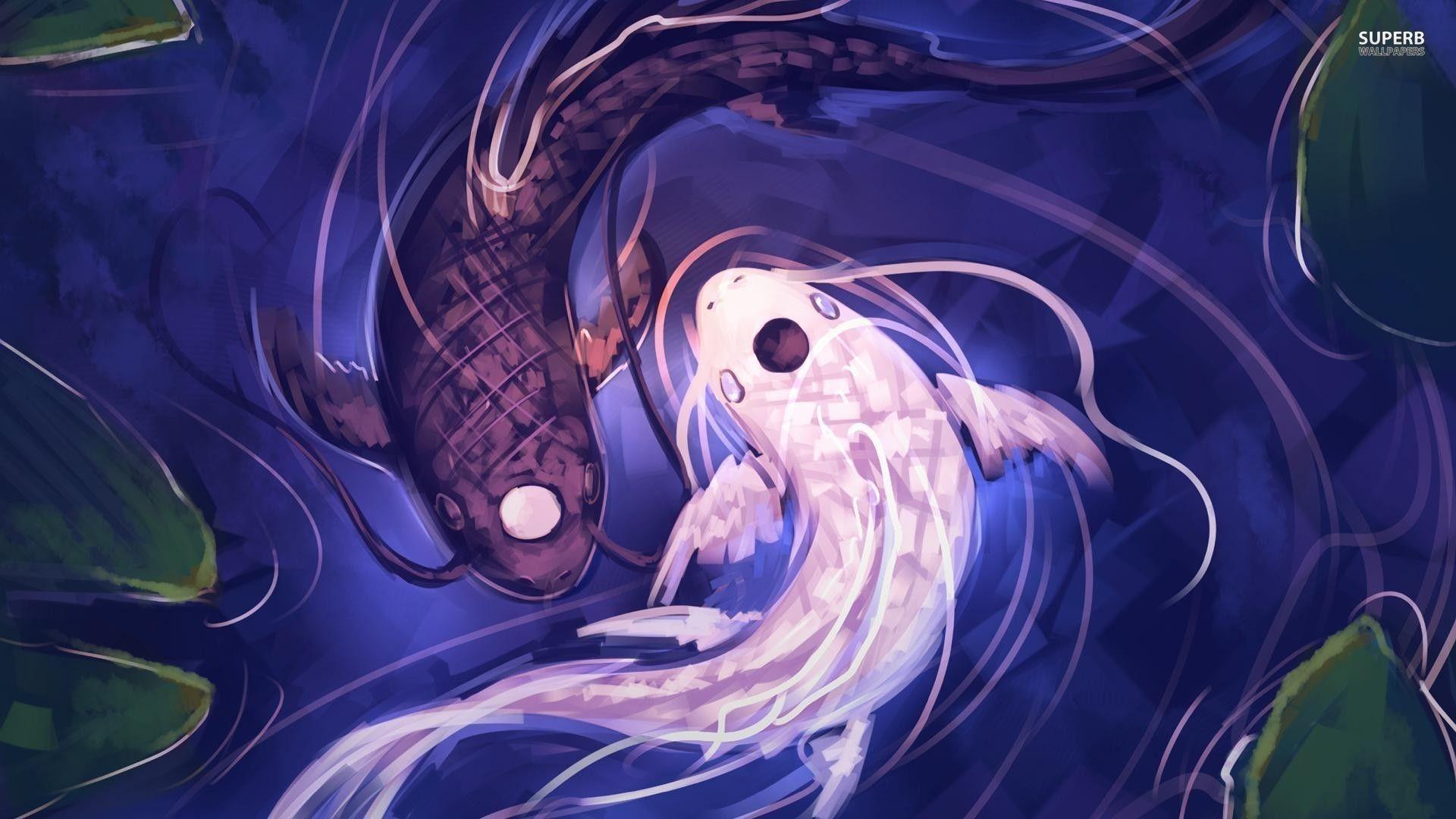 1920x1080 Koi Background