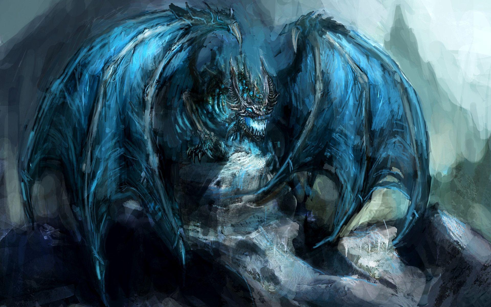 1920x1200 Ice Dragon Wallpaper