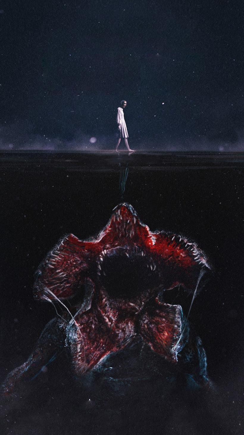 820x1459 Stranger Things Phone Wallpaper. Stranger things poster, Stranger
