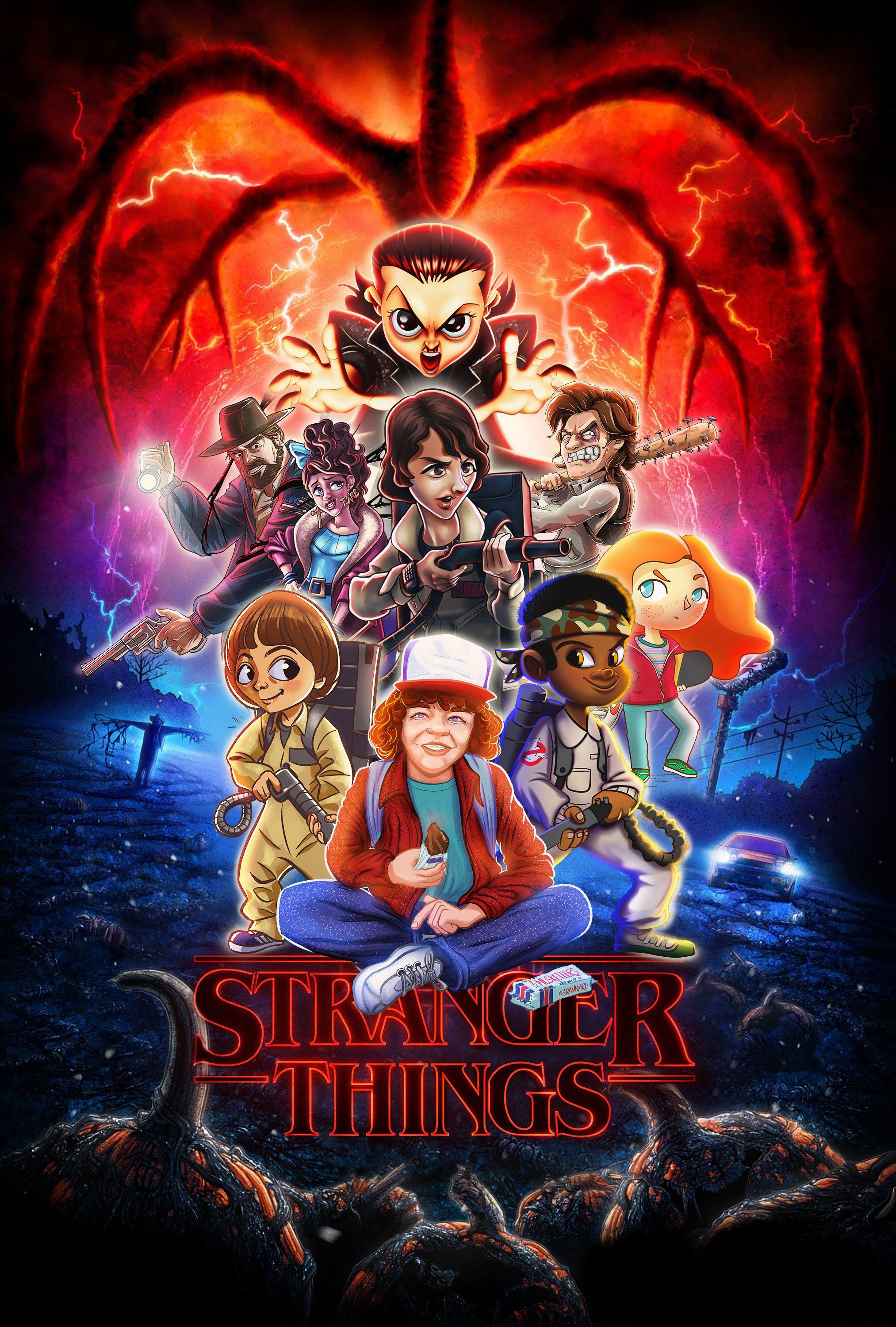 2026x3000 Stranger Things Art 1400x1050 Resolution Wallpaper, HD