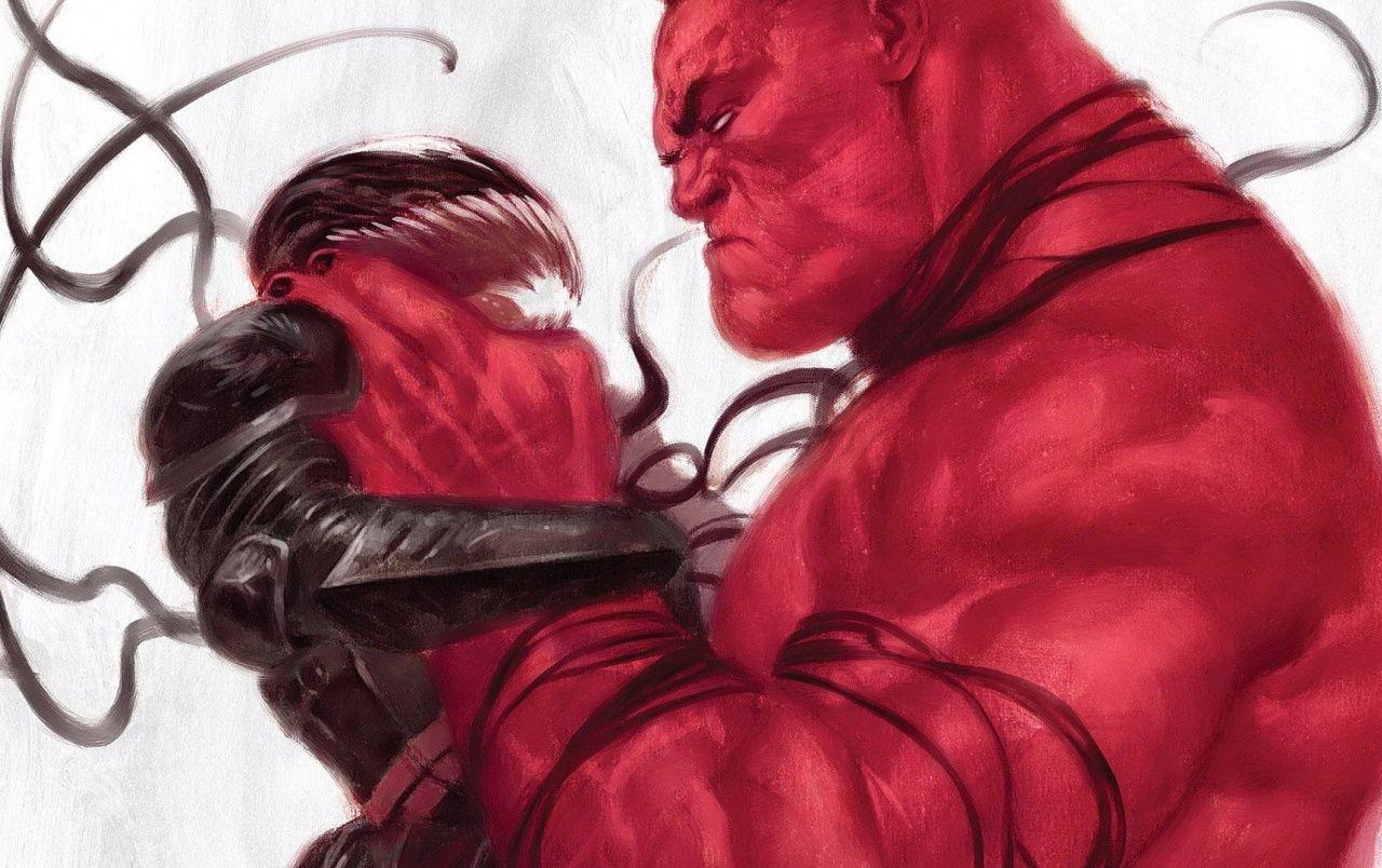 1280x804 Red Hulk vs Venom wallpaper. Red Hulk vs Venom