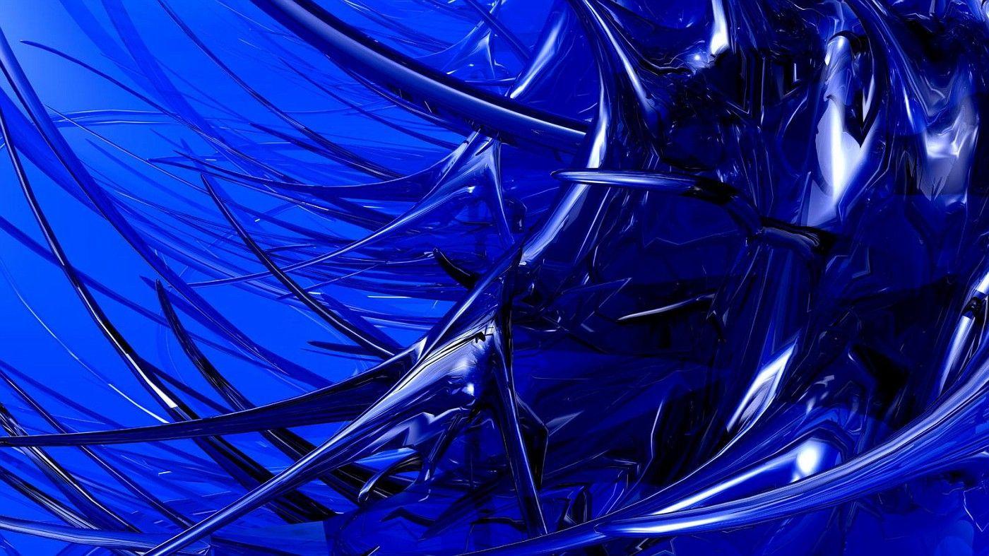 1400x787 Photo: 3D Abstract Fascinating 3D Abstract Image Hd Dark Blue