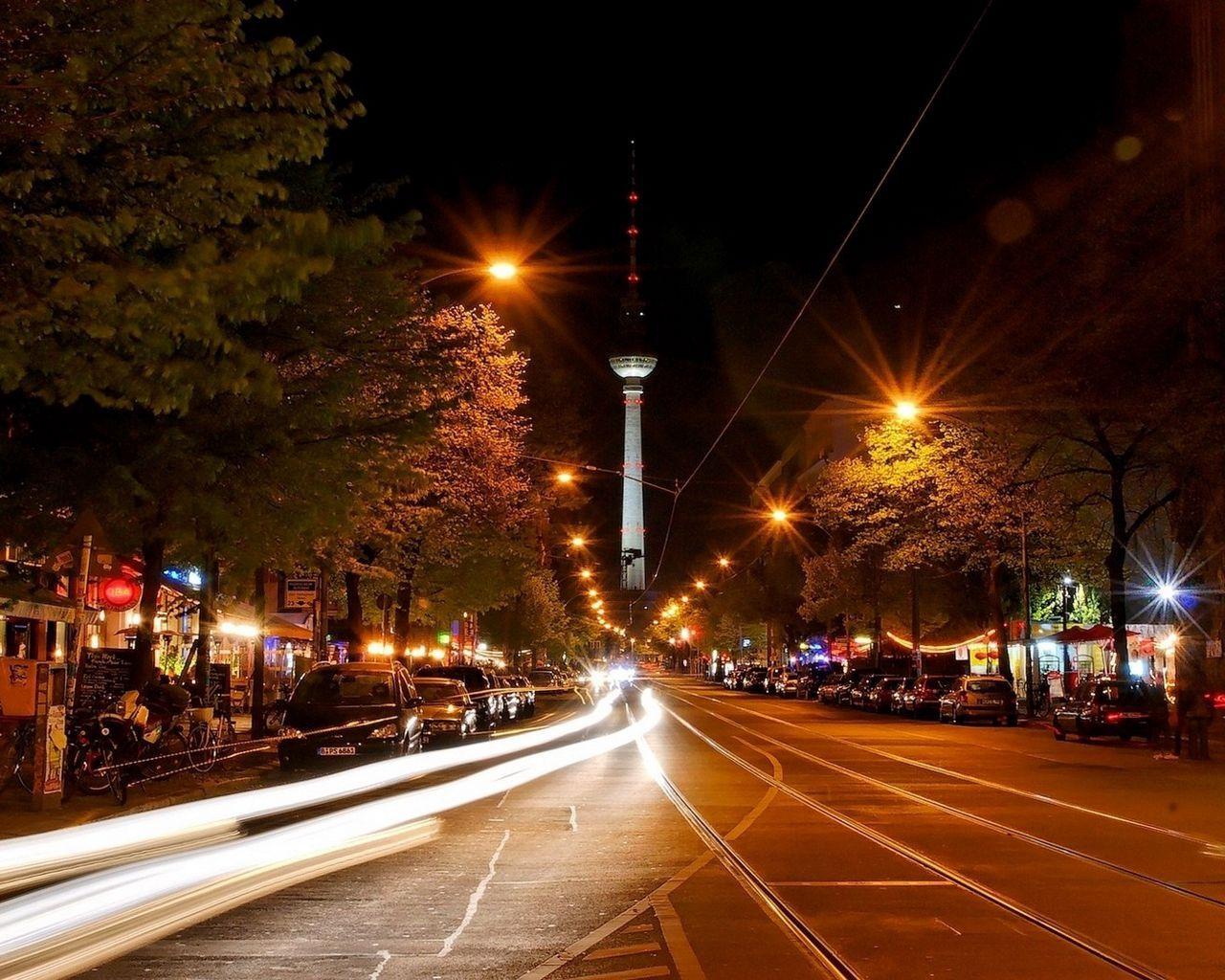 1280x1024 Download wallpaper 1280x1024 berlin, germany, night standard 5:4