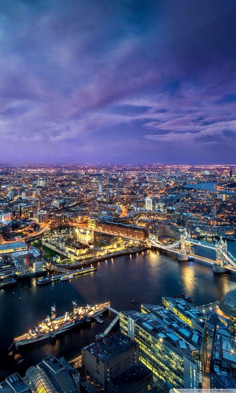 768x1280 London Night Ultra HD Desktop Background Wallpaper for 4K UHD TV