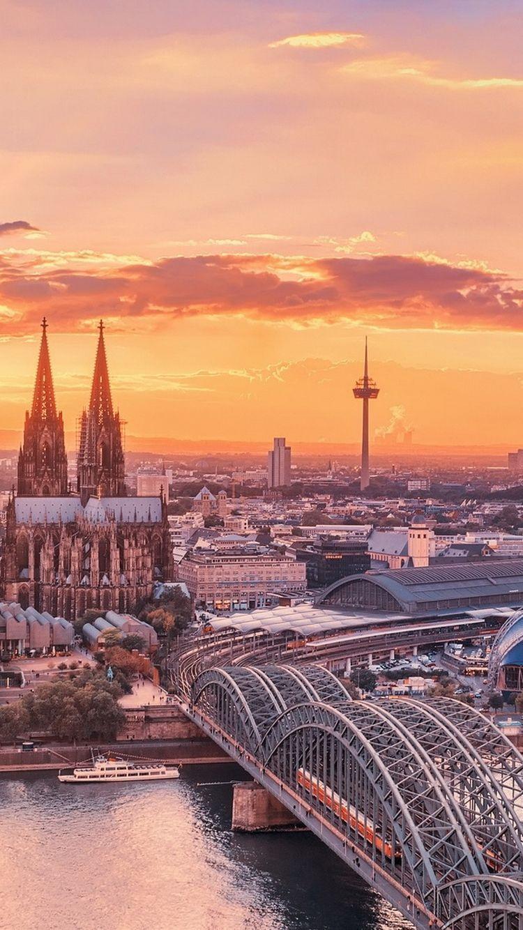 750x1334 Paris iPhone wallpaper, Los Angeles iPhone wallpaper, Europe iPhone wallpaper, cities by night iPhone. Germany photography, Sunrise wallpaper, Travel wallpaper