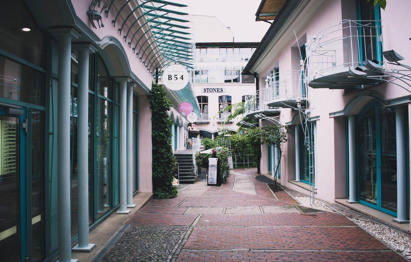 1332x850 Wallpaper street, architecture, journey, tourism, Germany, stores