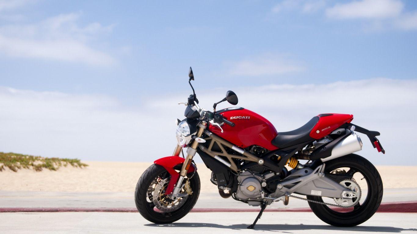 1366x768 Ducati Monster 696 Desktop Wallpaper