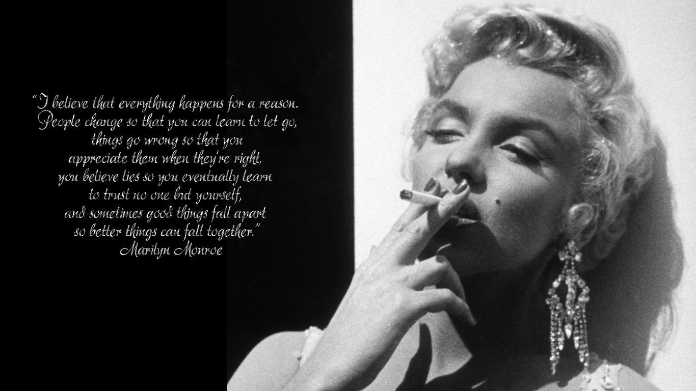 1366x768 Marilyn Monroe Quotes hình nền