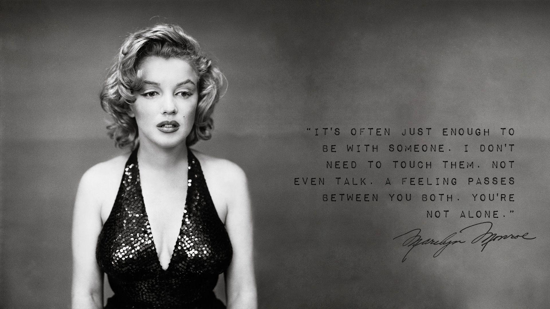 1920x1080 Marilyn Monroe Quotes hình nền