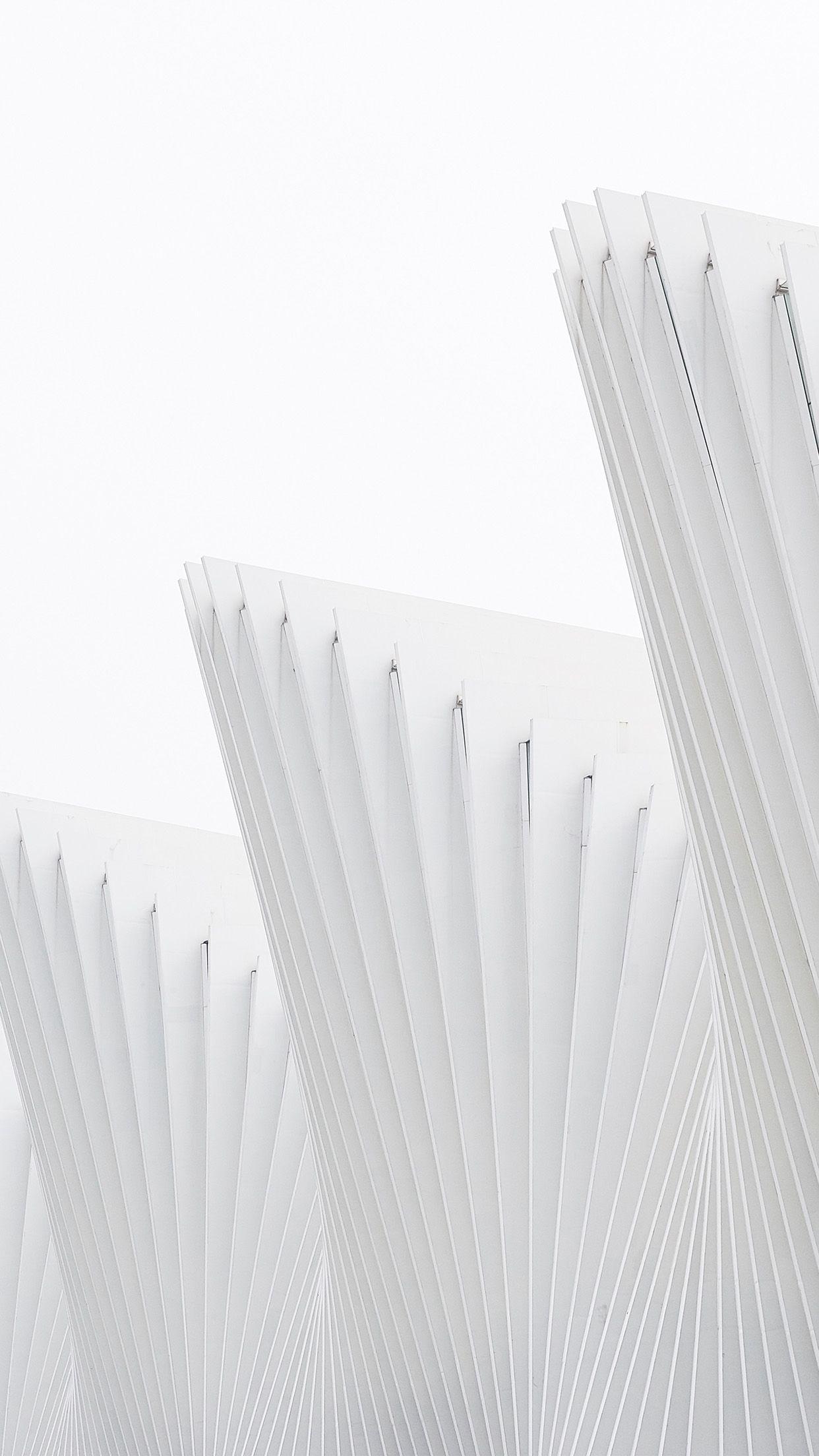 1242x2208 Simple Architecture White Pattern Background